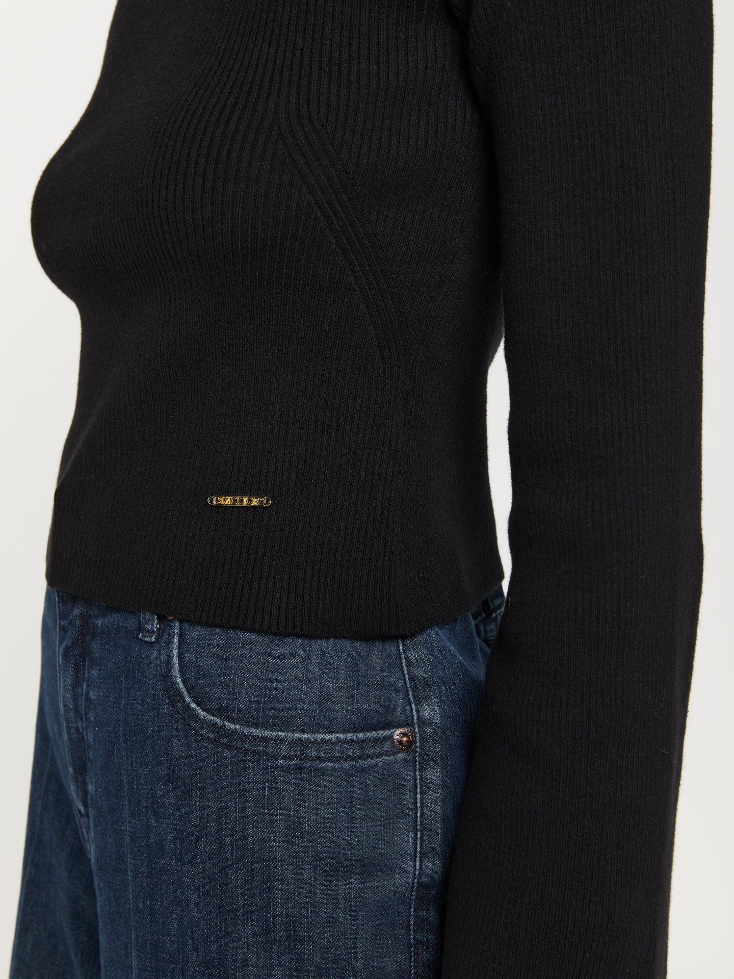 Off-the-shoulder ribbed sweater - Image 3