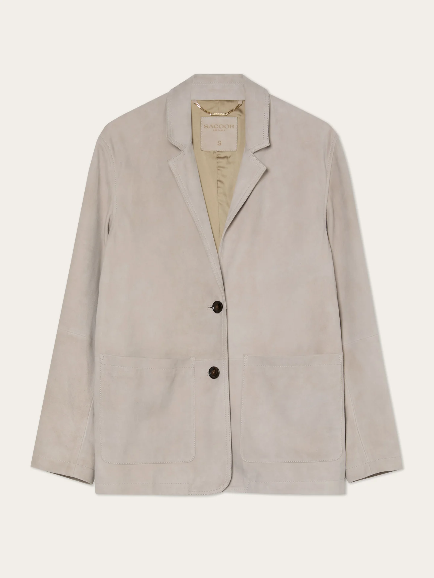 Oversized Suede Blazer - Image 10