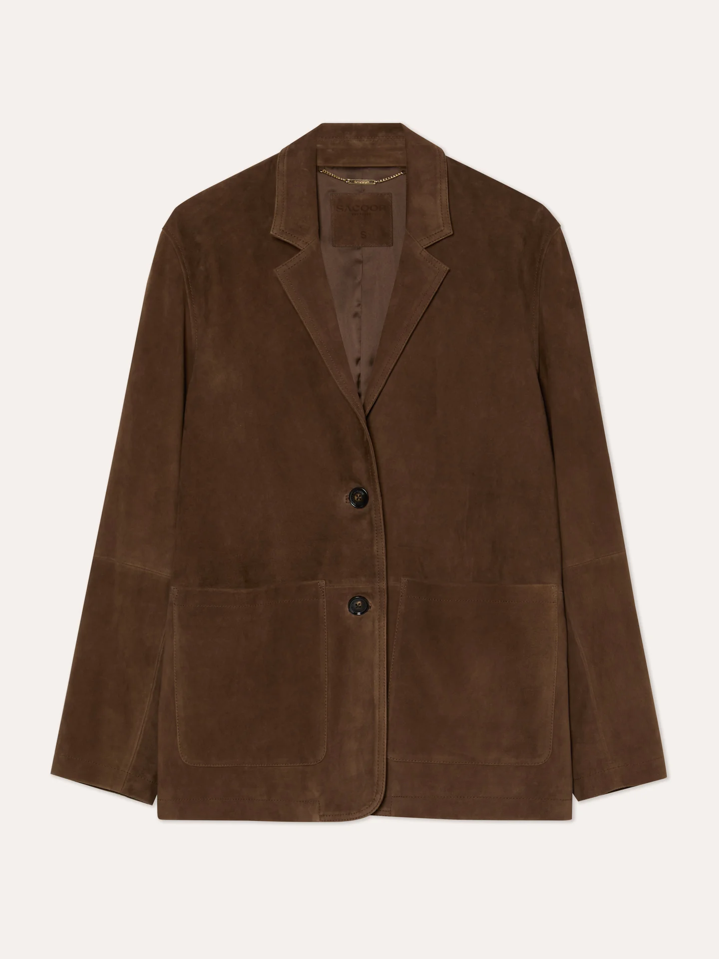 Oversized Suede Blazer - Image 5