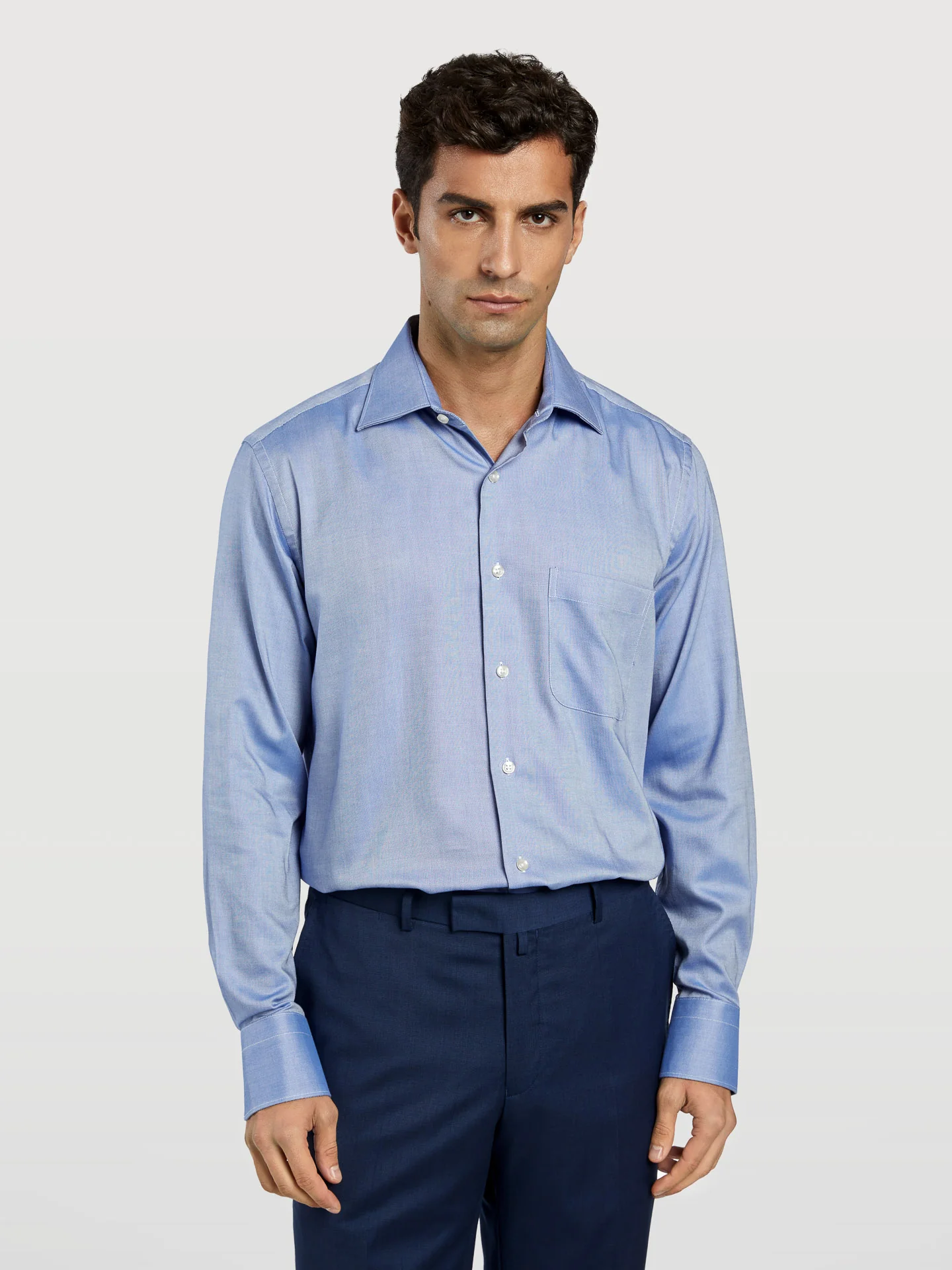 OXFORD COLLAR REGULAR FIT SINGLE CUFF