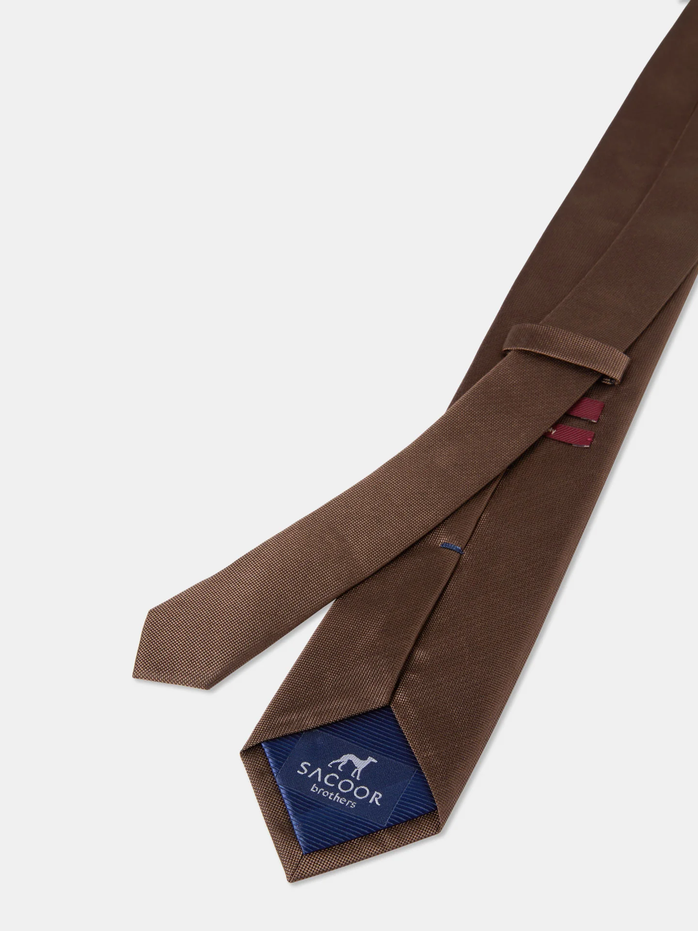 Plain 100% Silk Tie 7,5cm - Image 2