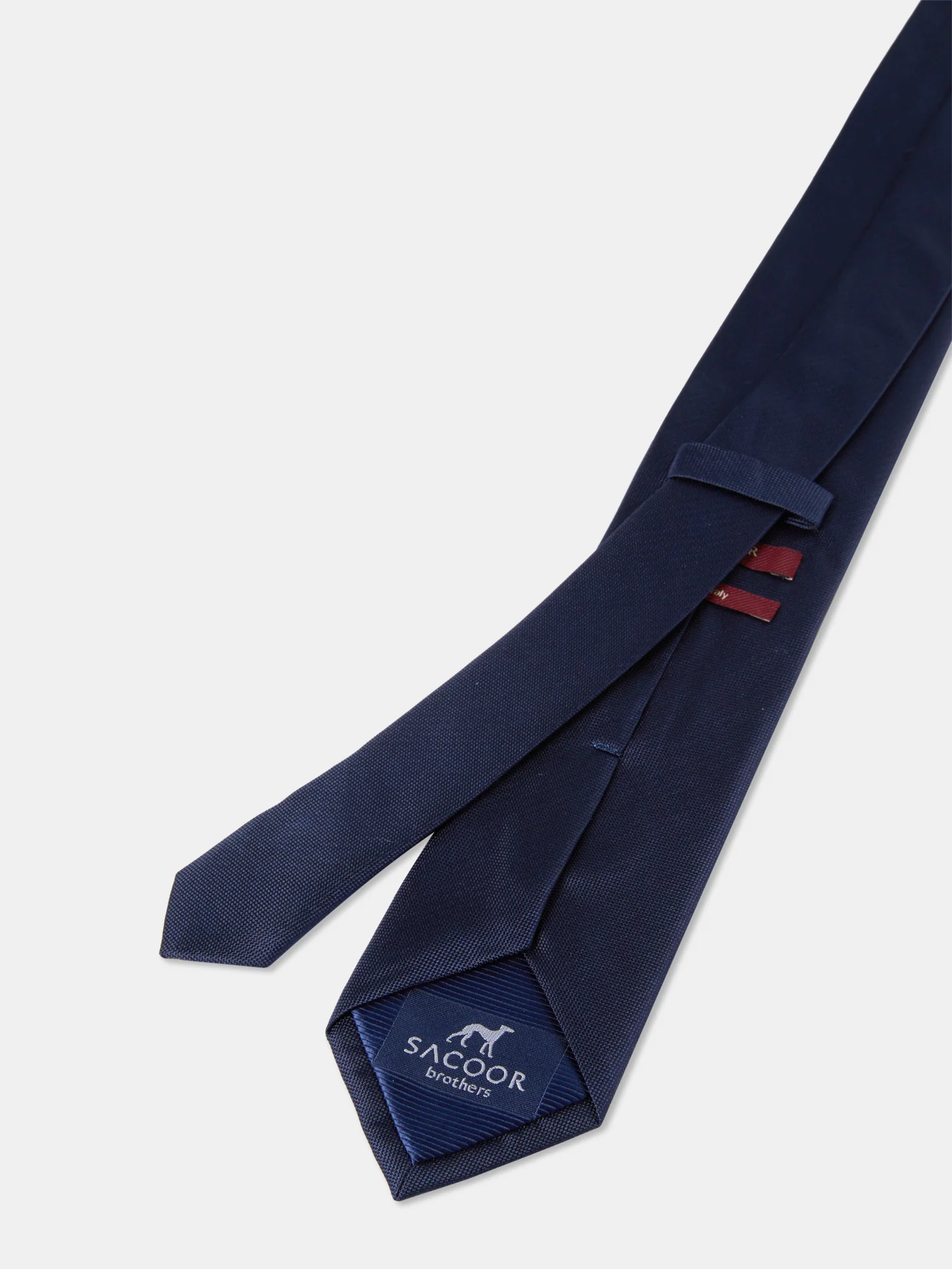 Plain 100% Silk Tie 7,5cm - Image 4