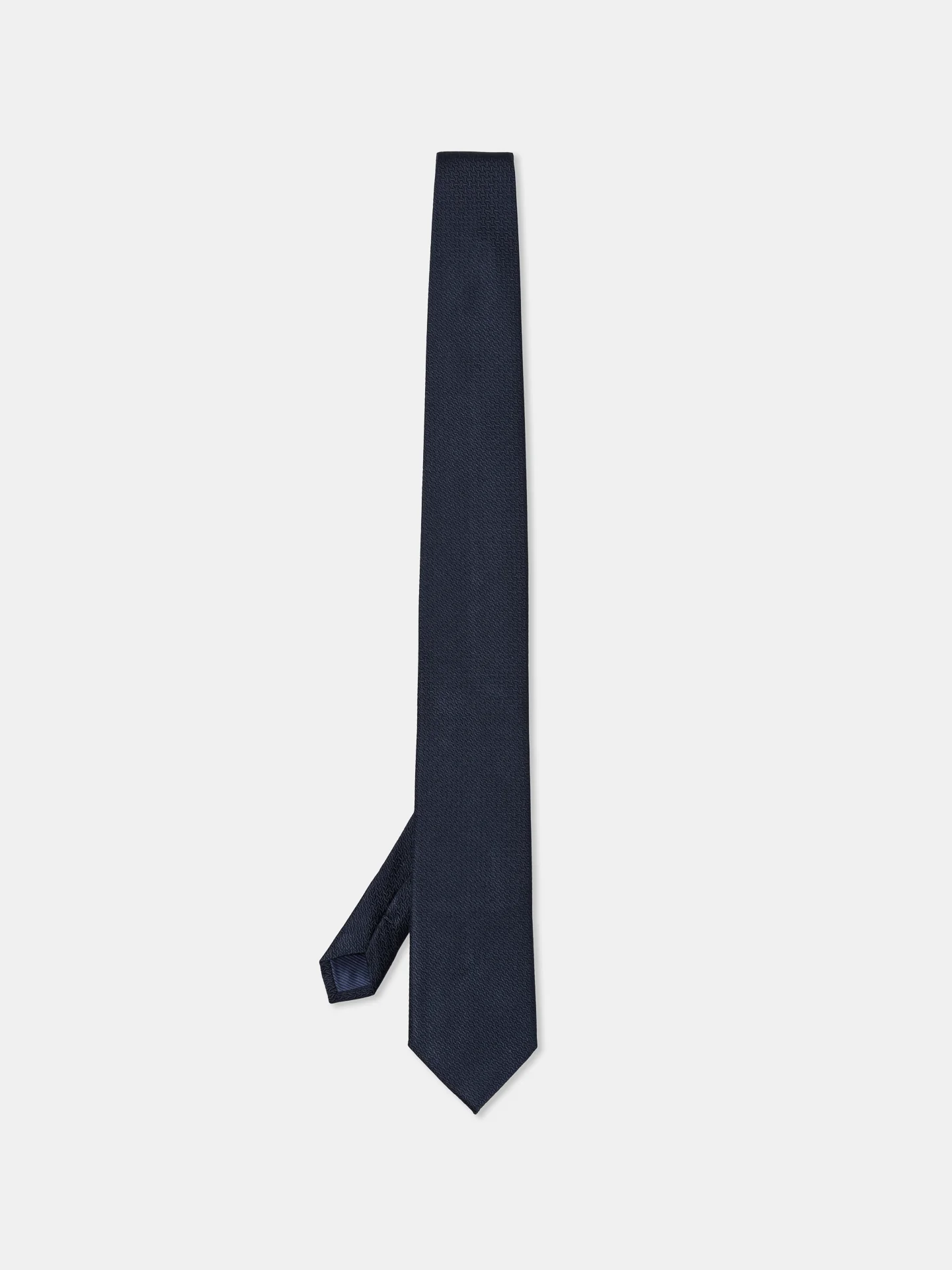 Plain 100% Silk Tie 7,5cm - Image 3