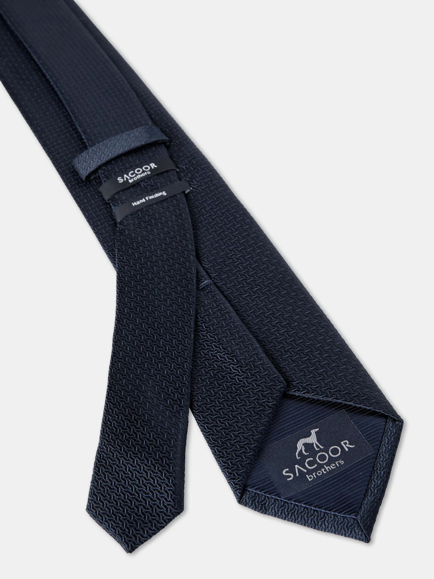 Plain 100% Silk Tie 7,5cm - Image 4