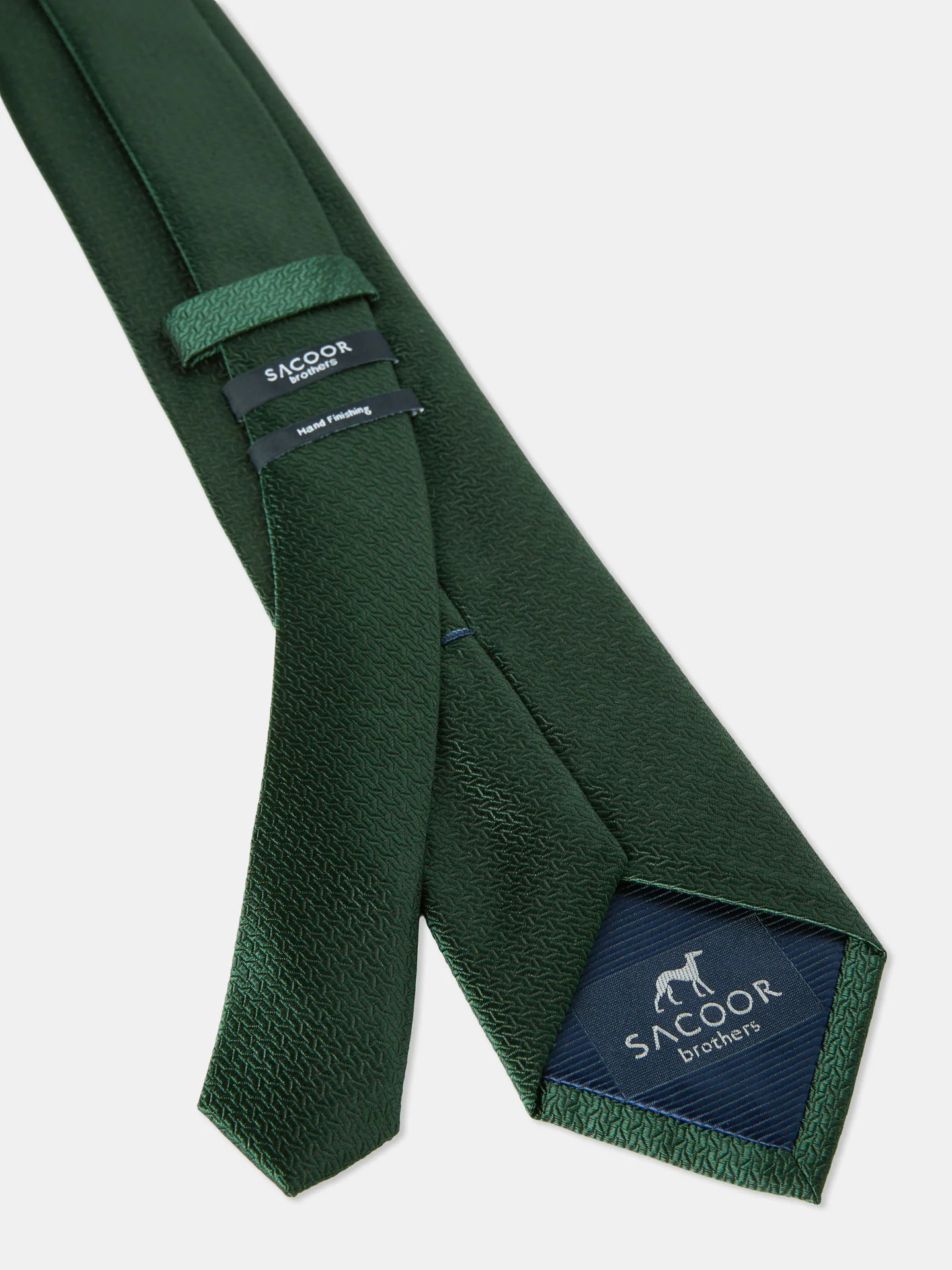 Plain 100% Silk Tie 7,5cm - Image 6