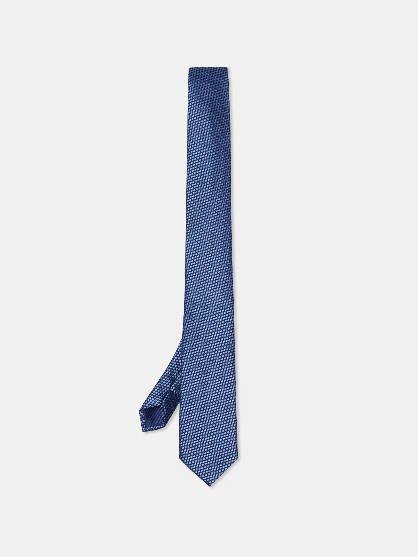 Polka Dot Pattern Tie 100% Silk 7,5cm - Image 3