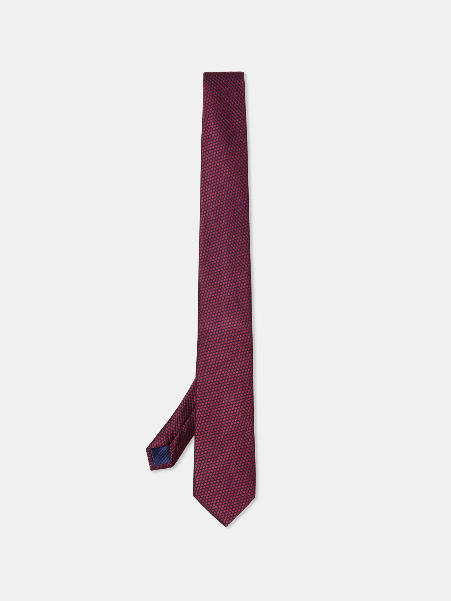 Polka Dot Pattern Tie 100% Silk 7,5cm - Image 5