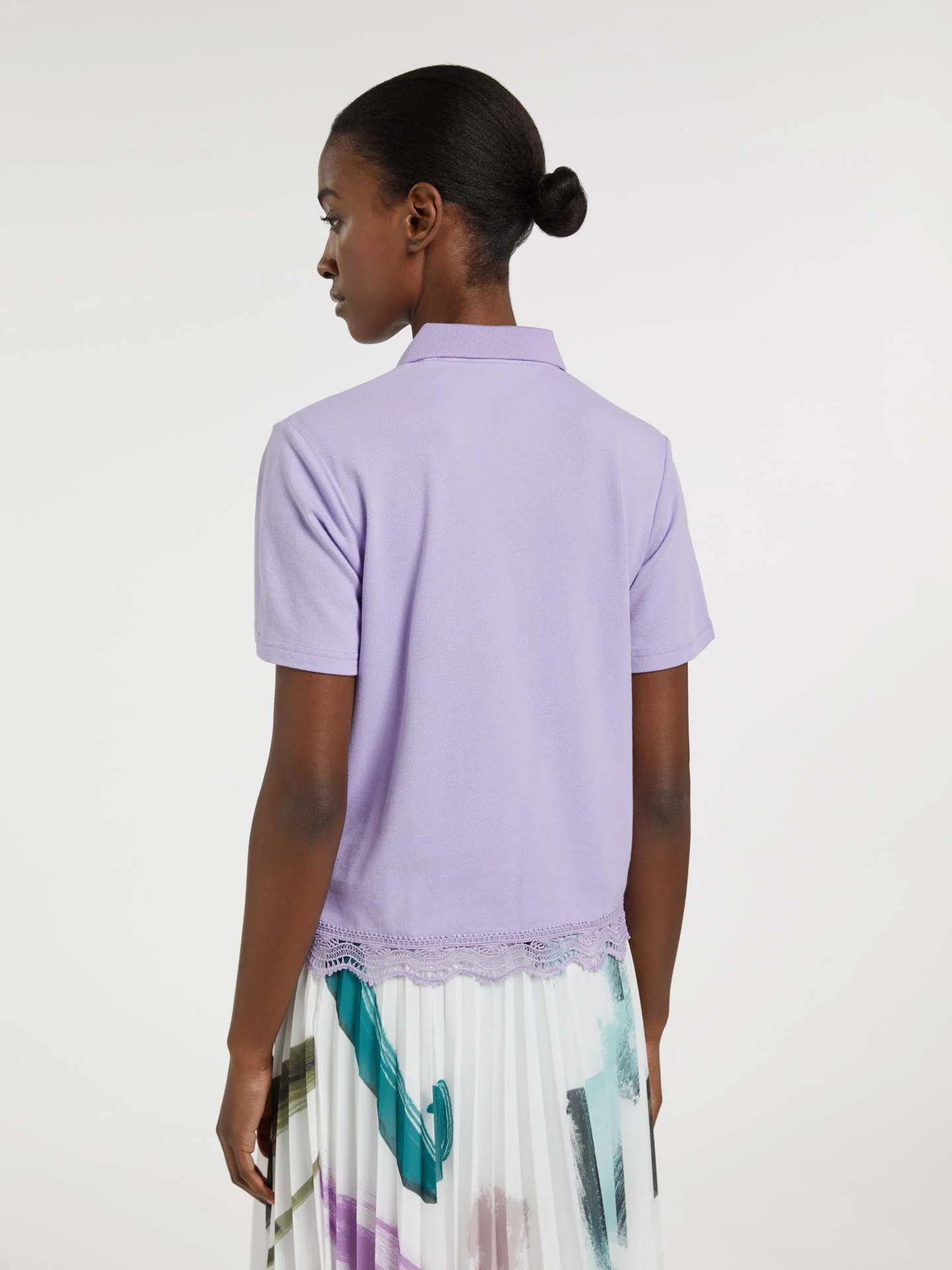 Polo With Lace Detail - Image 6