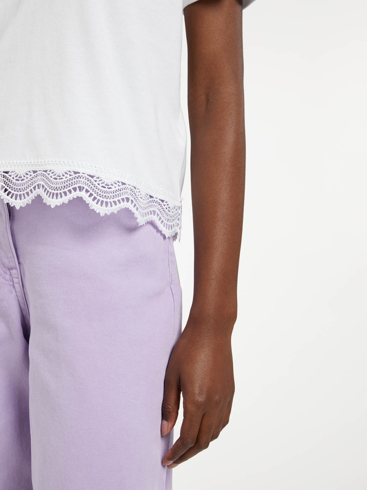 Polo With Lace Detail - Image 8
