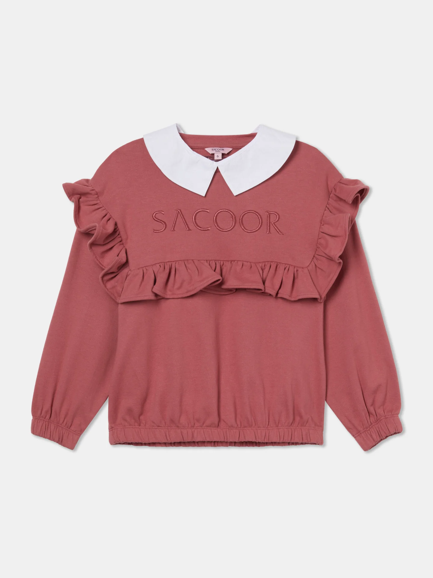 Poplin Collar Sweatshirt