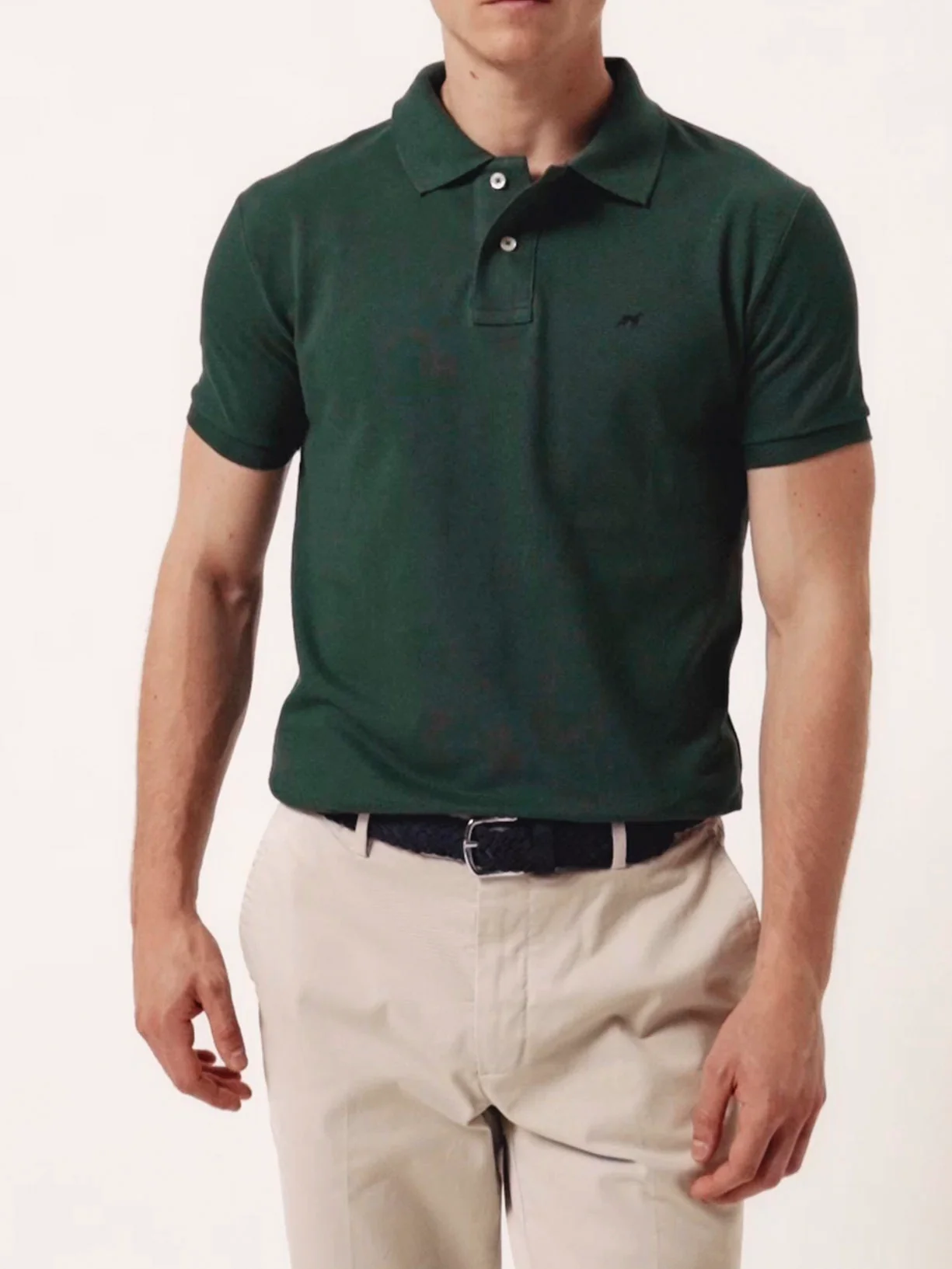 Premium slim Fit Piqué Polo in 100% BCI Cotton - Image 4