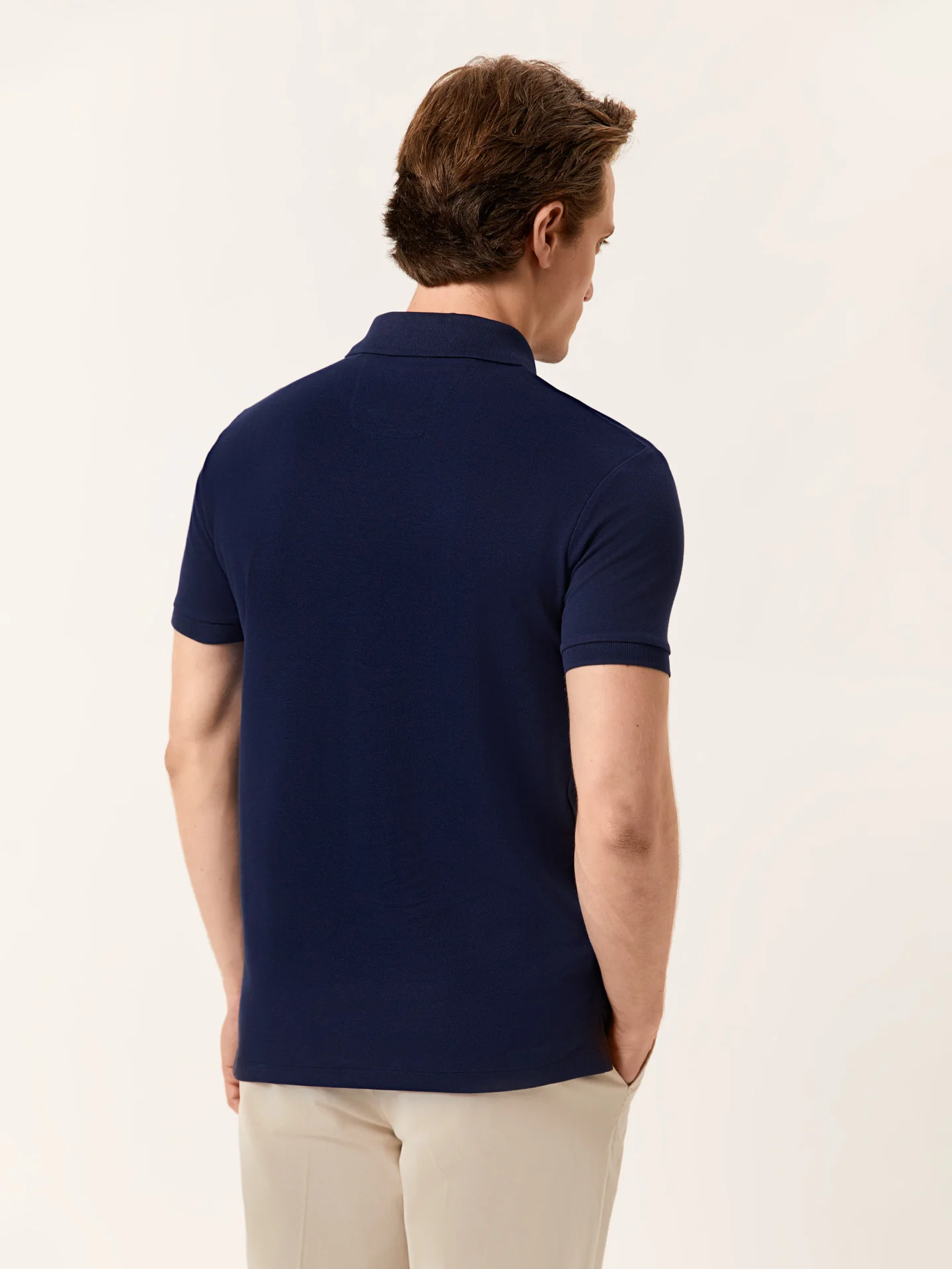 Premium slim Fit Piqué Polo in 100% BCI Cotton - Image 3