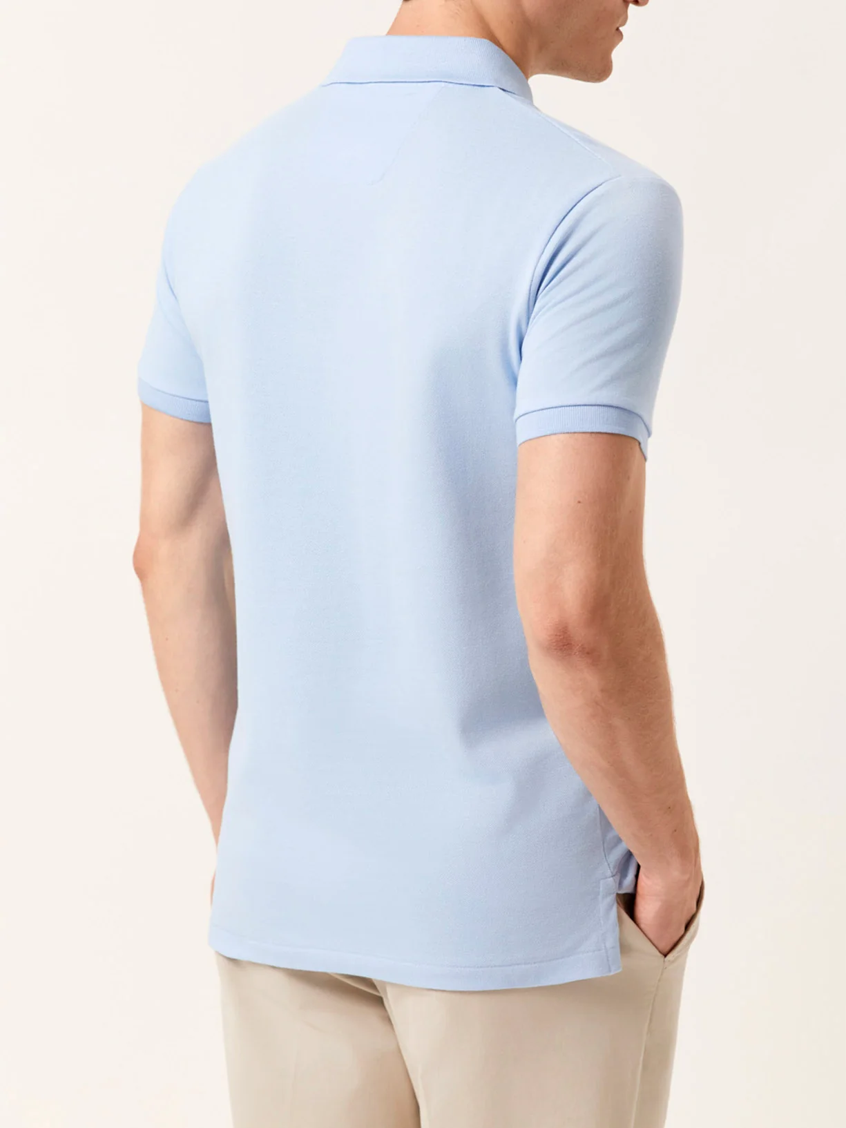 Premium slim Fit Piqué Polo in 100% BCI Cotton - Image 3