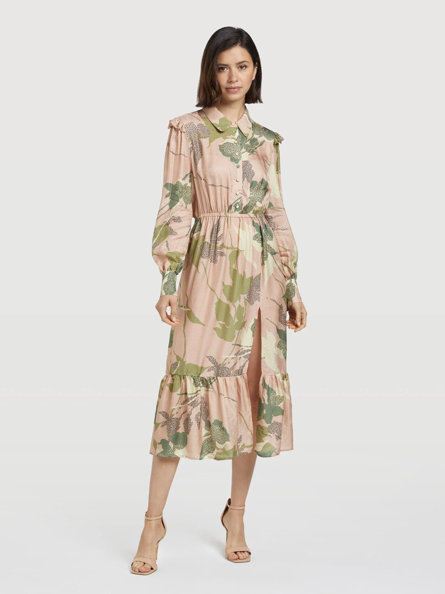 Printed Jacquard Dress