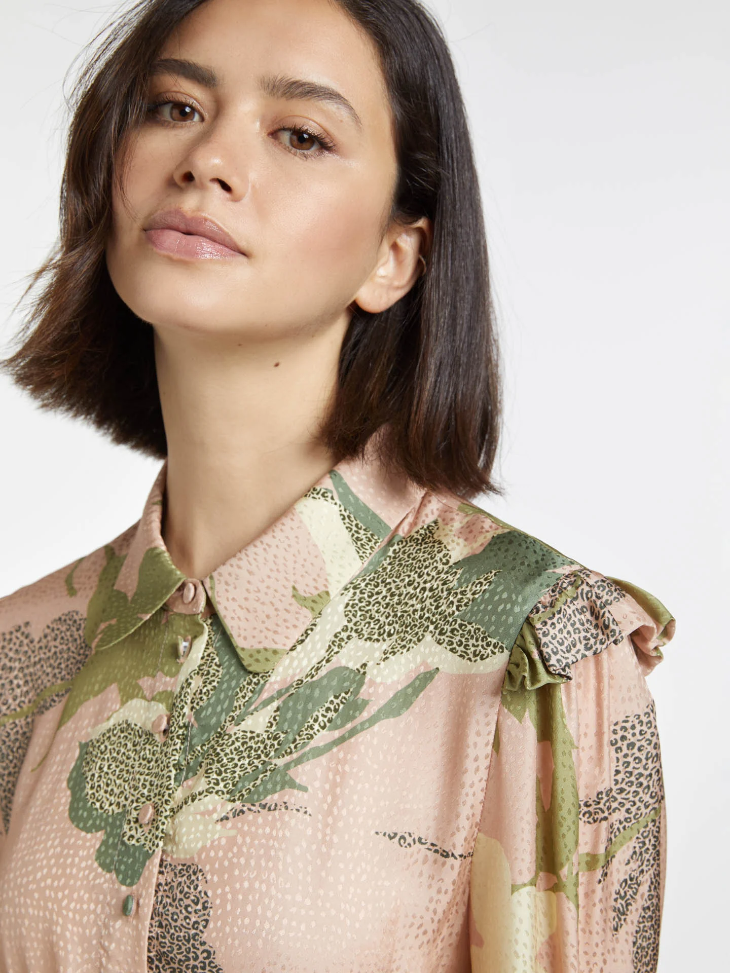 Printed Jacquard Dress - Image 2