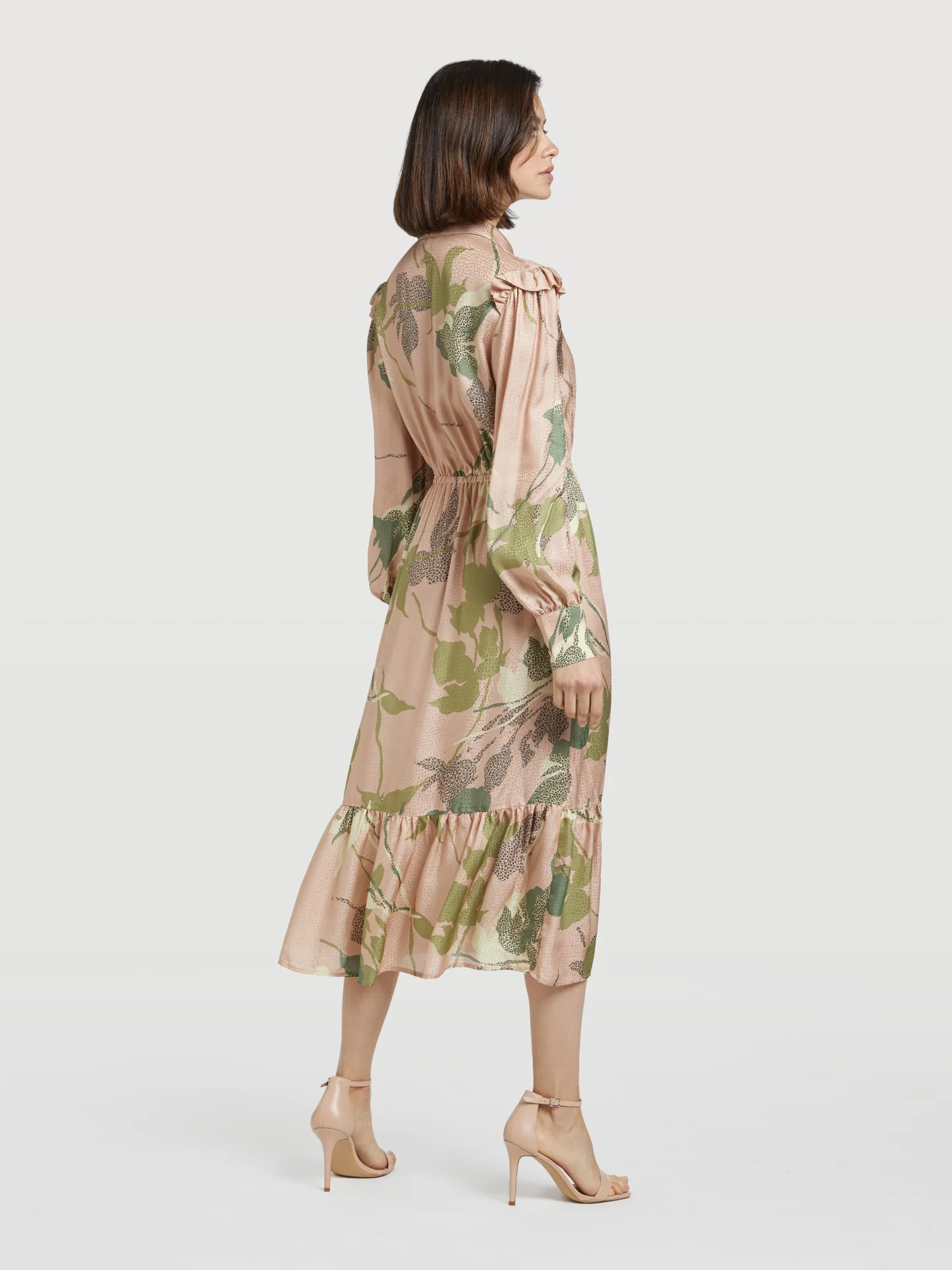 Printed Jacquard Dress - Image 3
