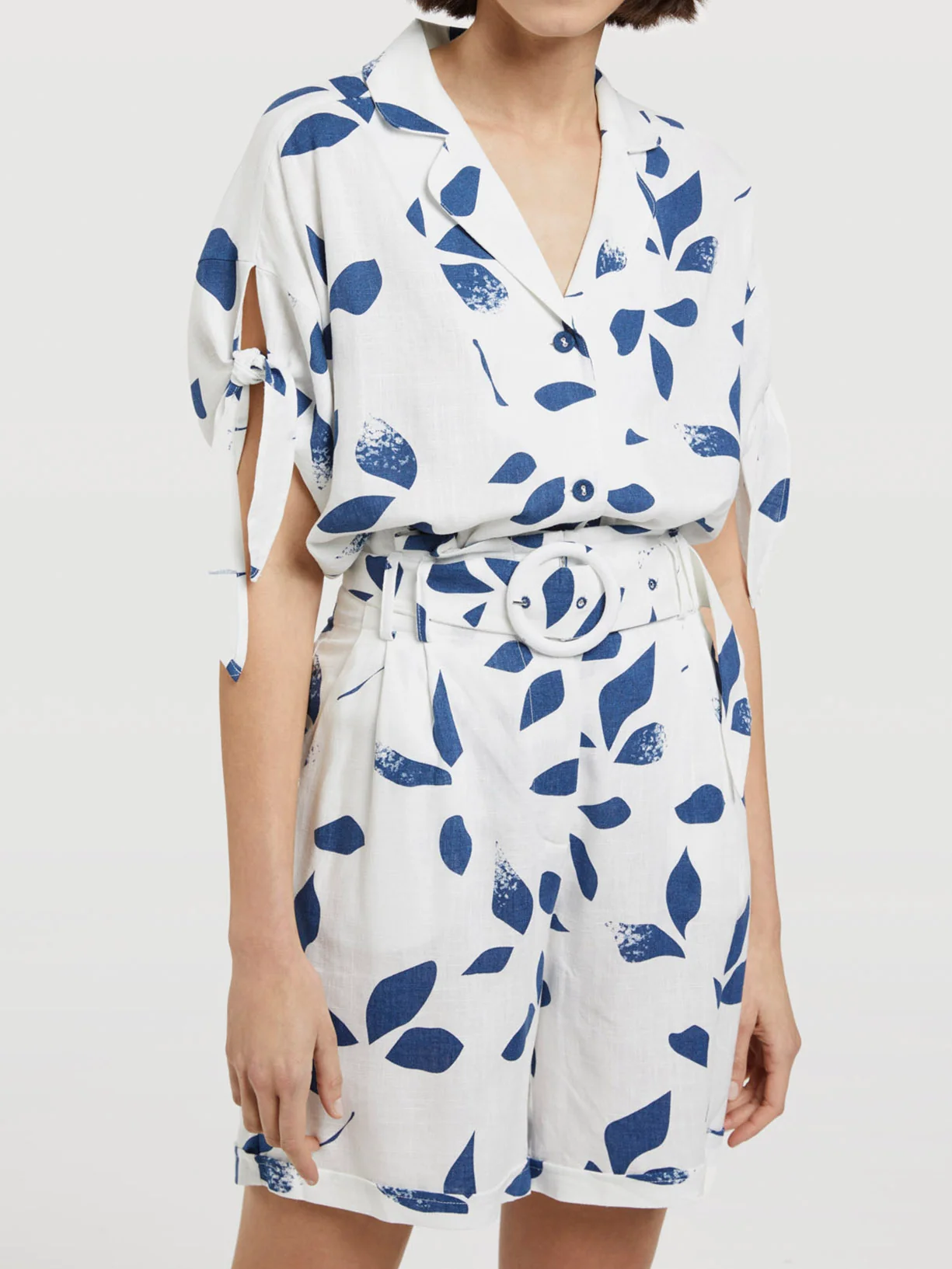 Printed Loose Fit Blouse