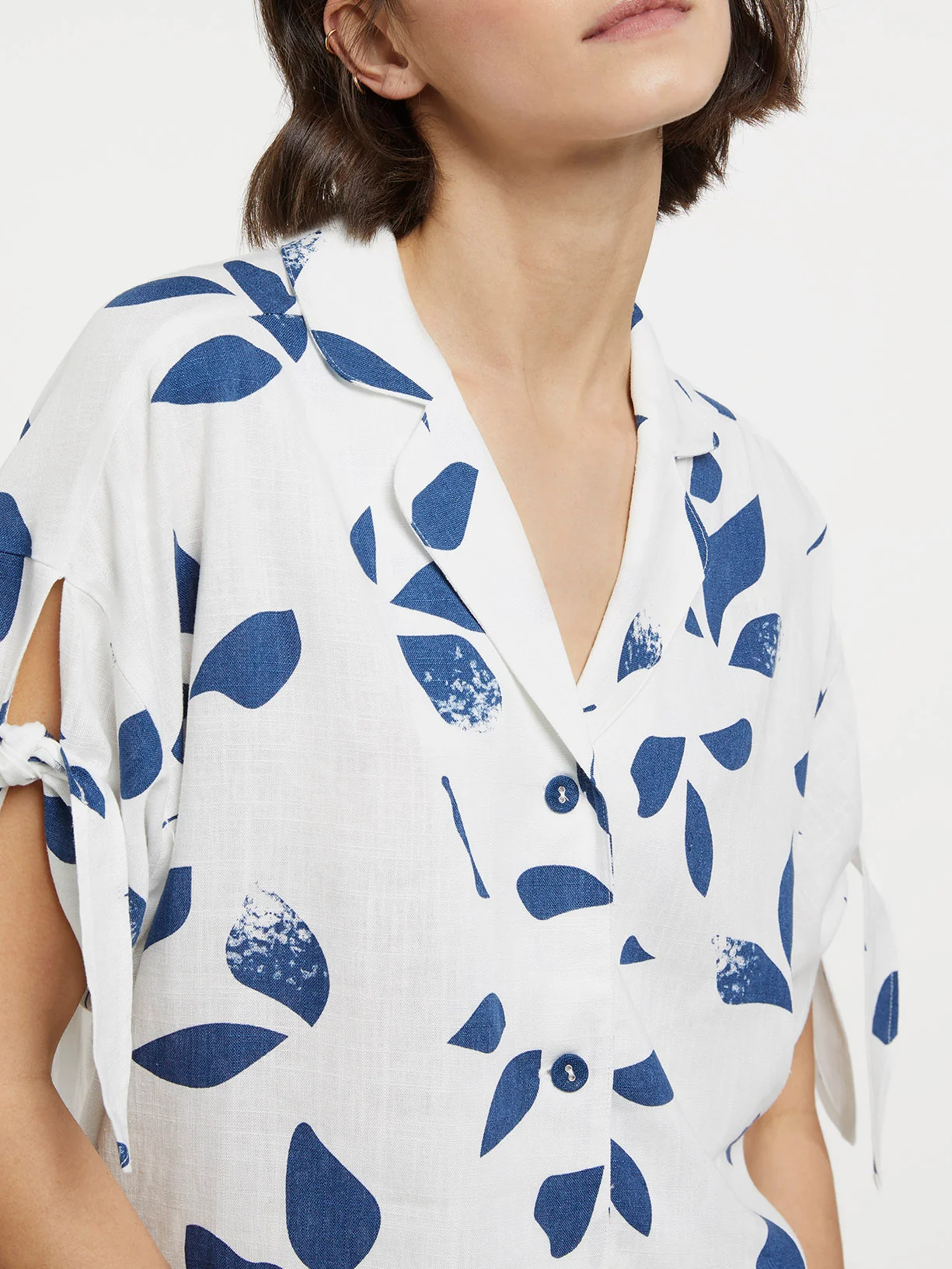 Printed Loose Fit Blouse - Image 2