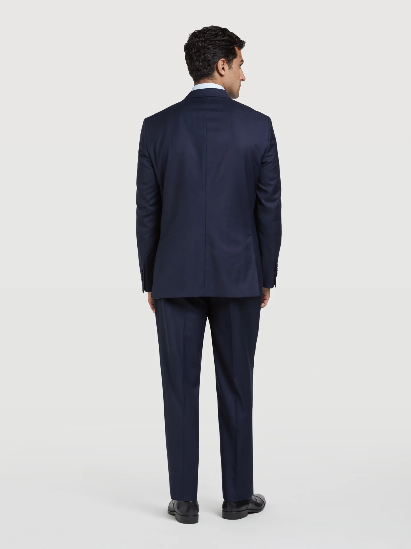 Regular Fit 4 Seasons Herringbone Suit - Image 3