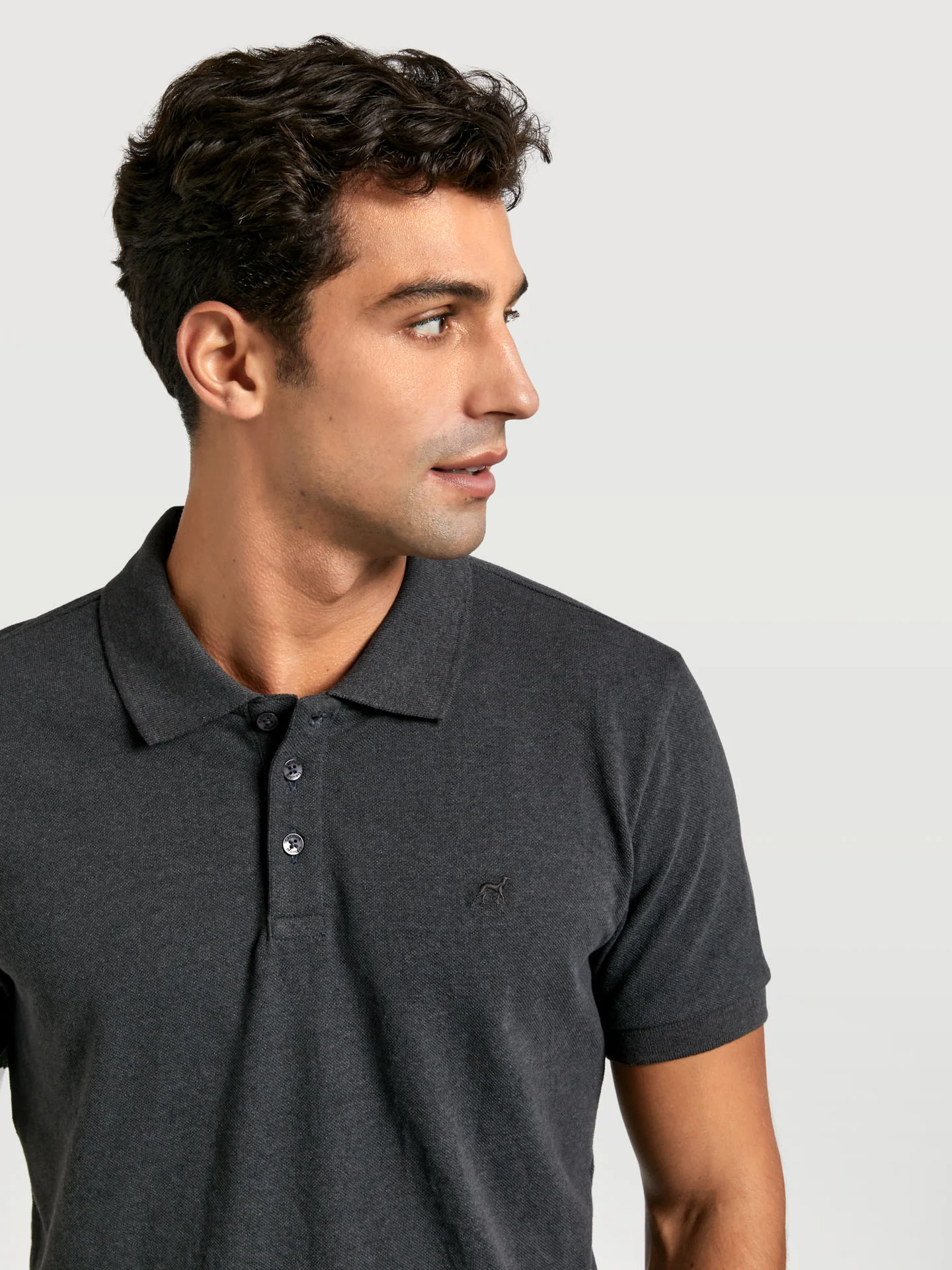 Regular fit basic piqué polo shirt - Image 13