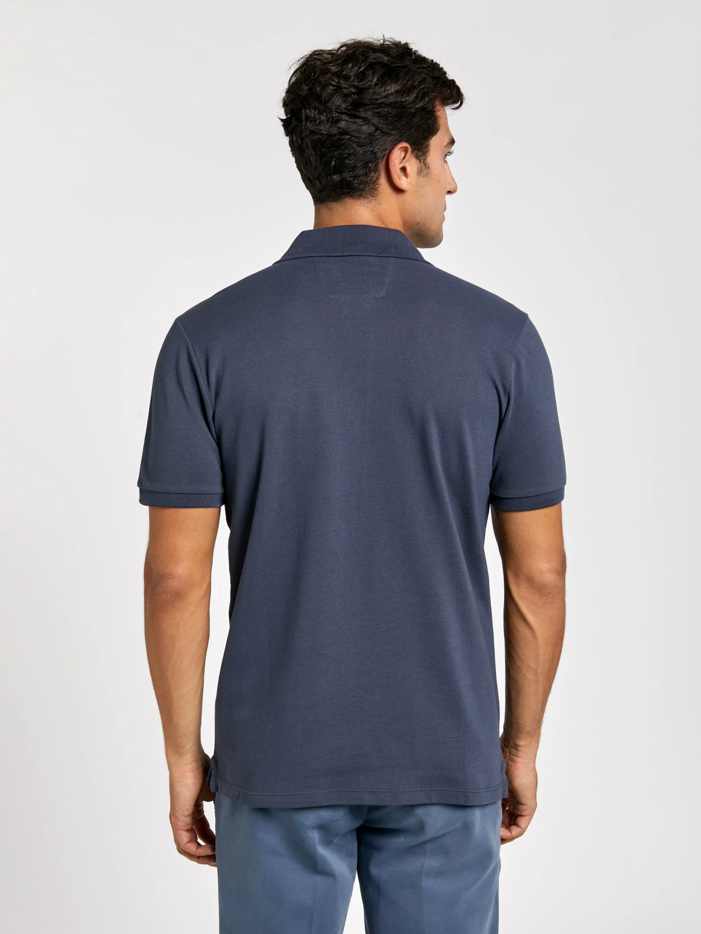 Regular fit basic piqué polo shirt - Image 18