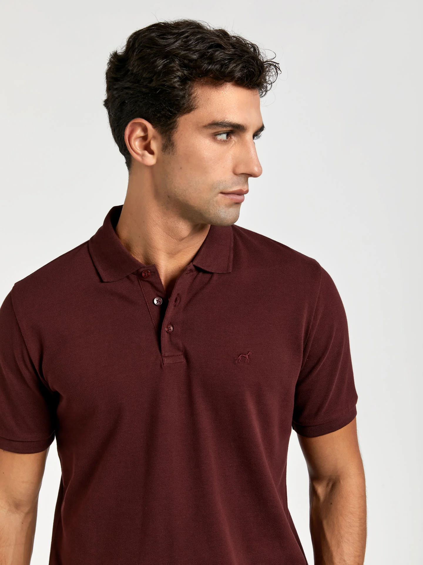 Regular fit basic piqué polo shirt - Image 2