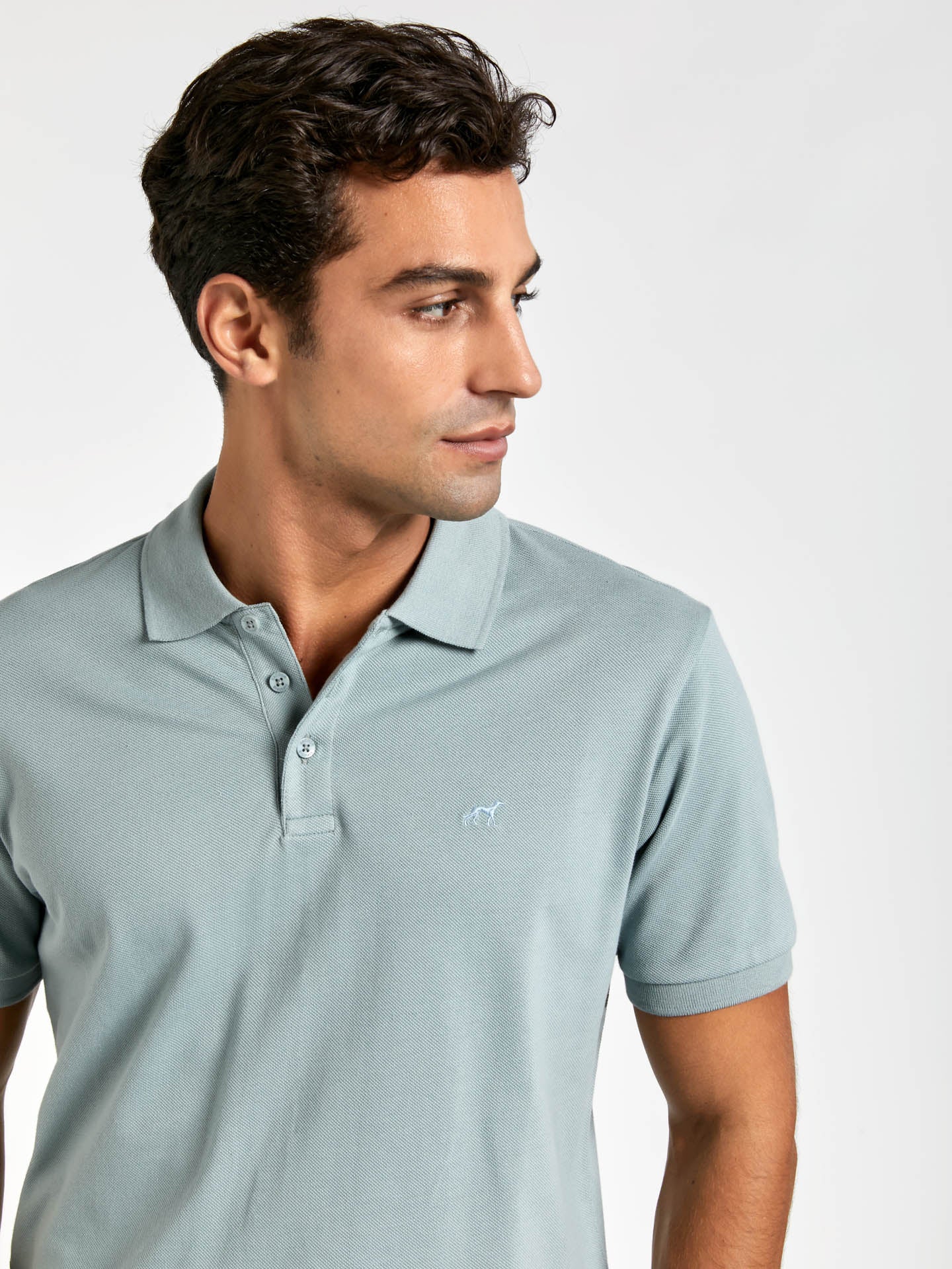 Regular fit basic piqué polo shirt - Image 23