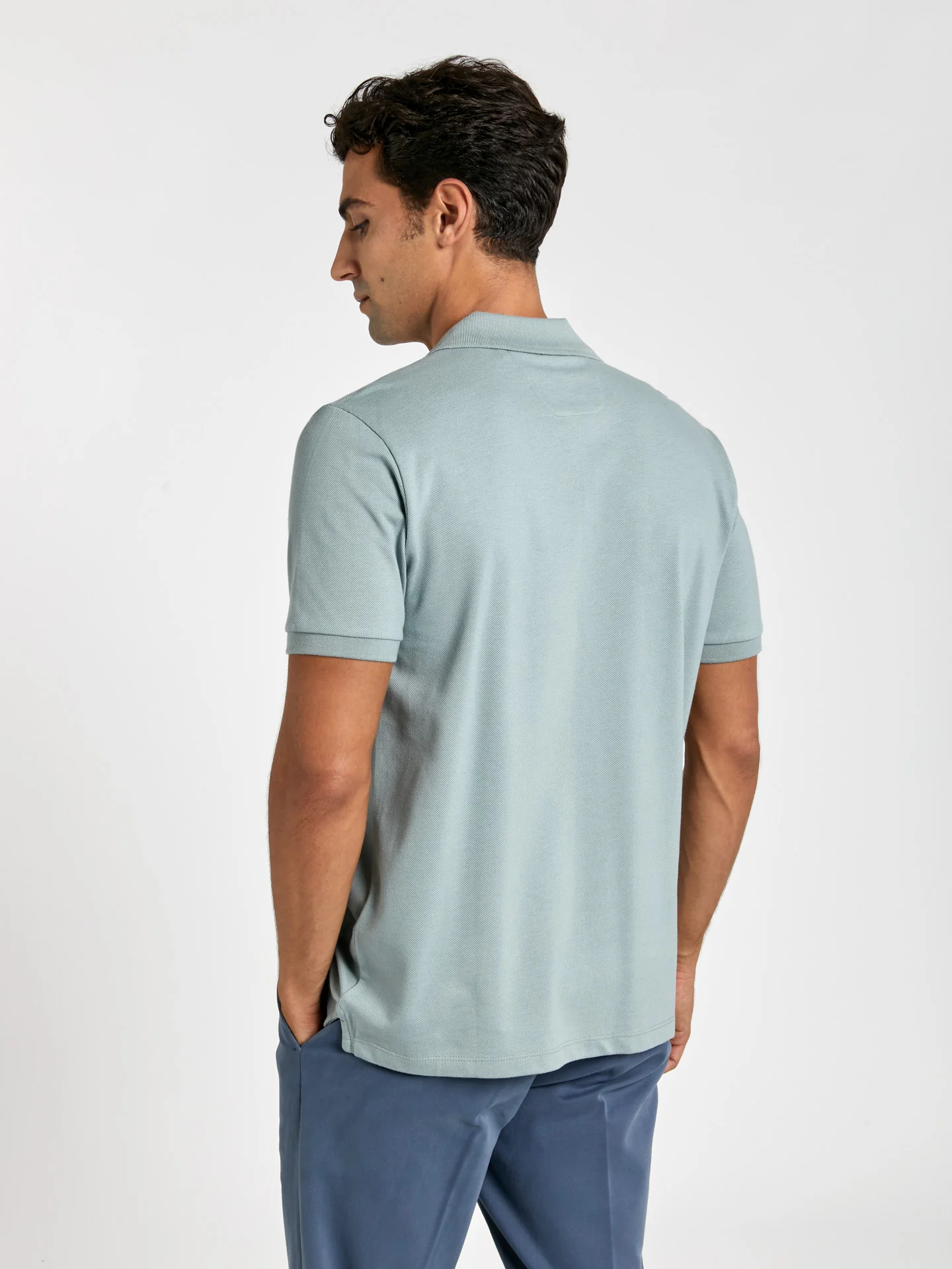 Regular fit basic piqué polo shirt - Image 24