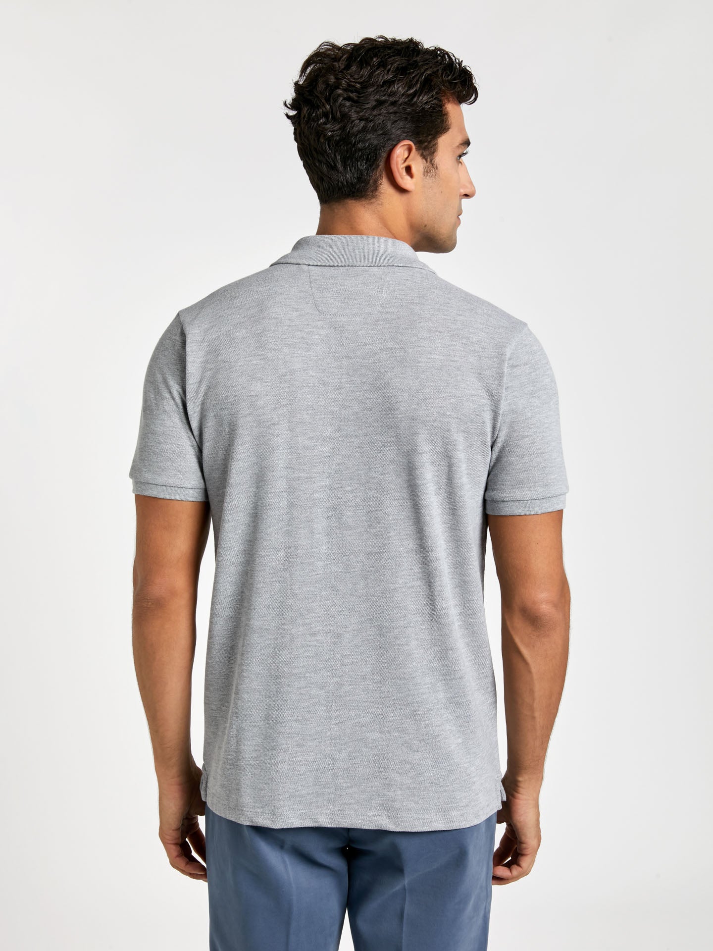 Regular fit basic piqué polo shirt - Image 30