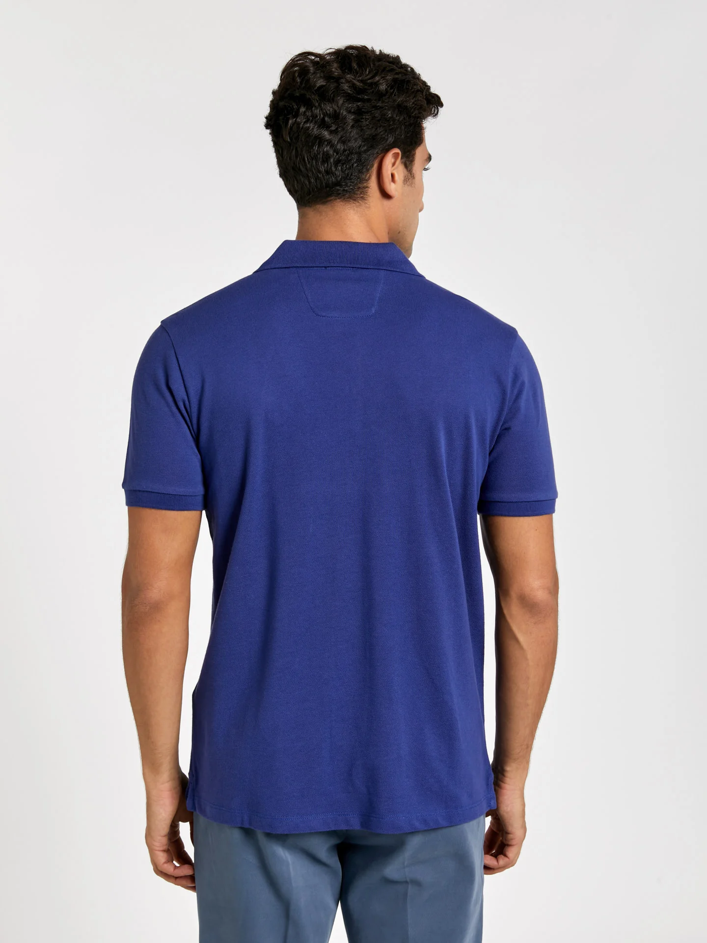 Regular fit basic piqué polo shirt - Image 33