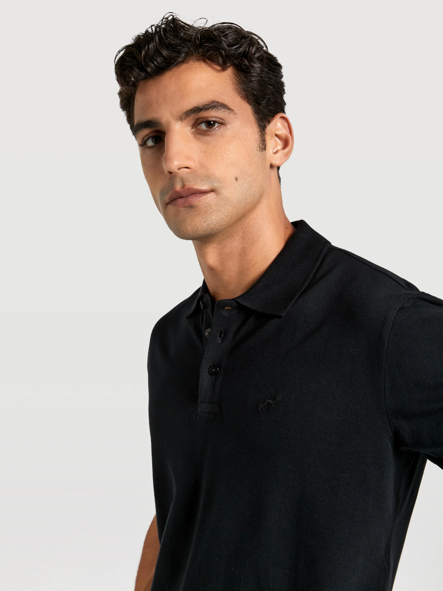 Regular fit basic piqué polo shirt - Image 4