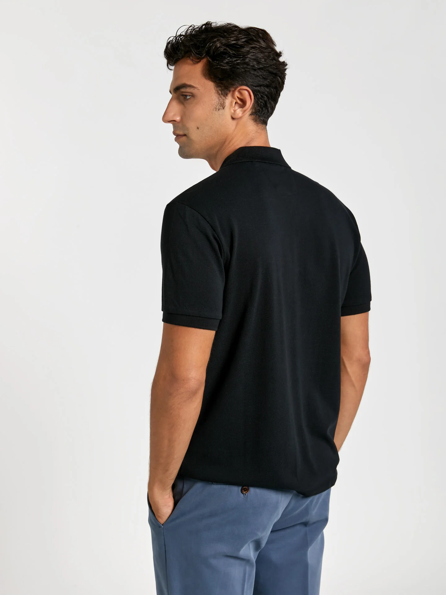 Regular fit basic piqué polo shirt - Image 6