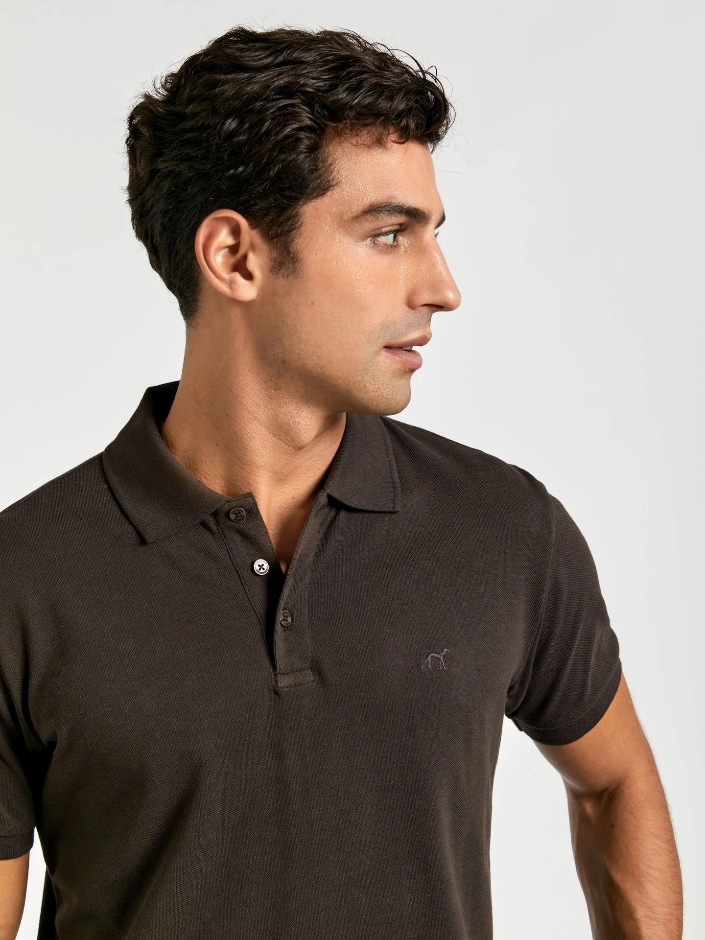 Regular fit basic piqué polo shirt - Image 8