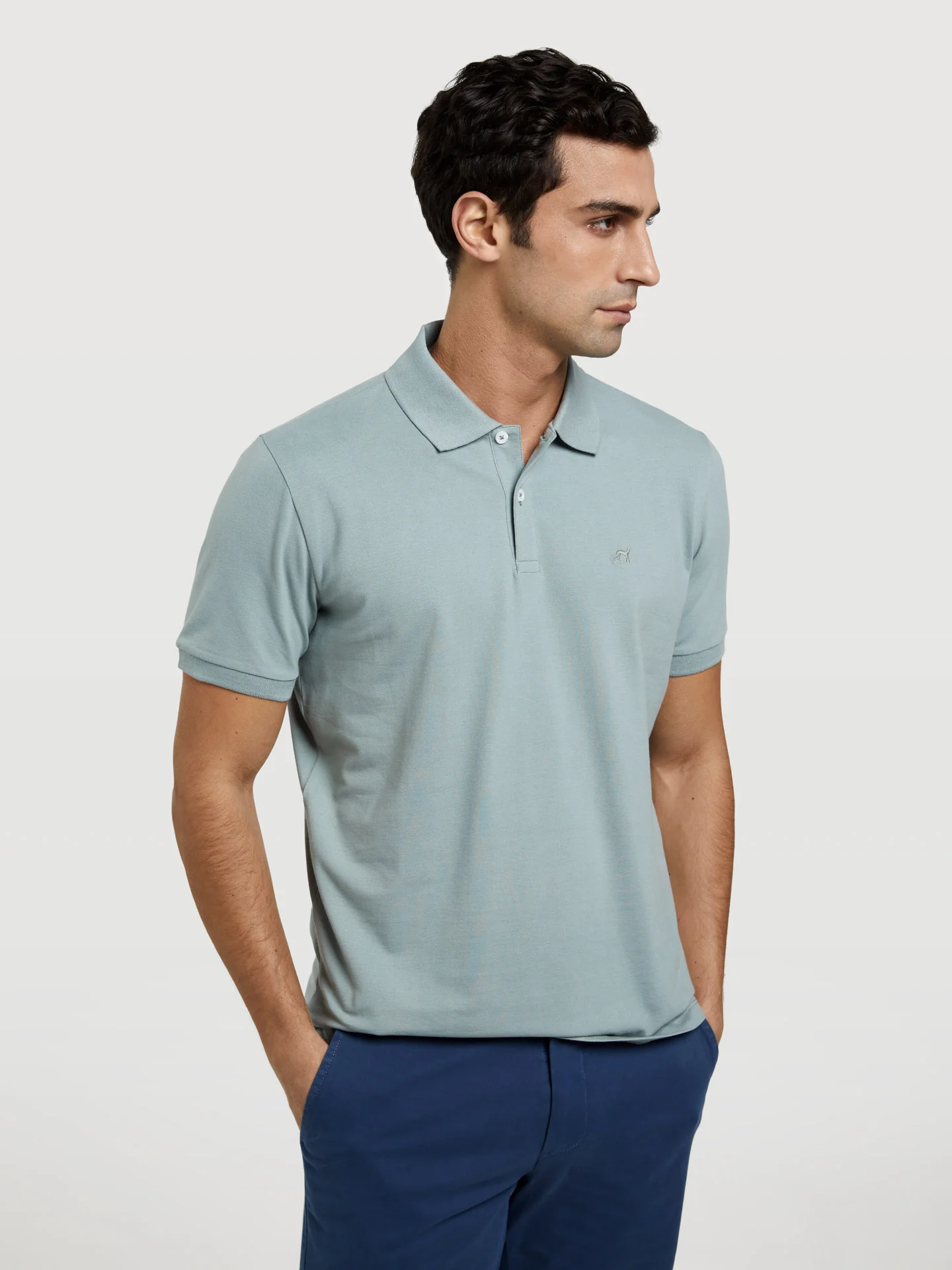 Regular Fit Basic Polo Piqué Shirt - Image 22