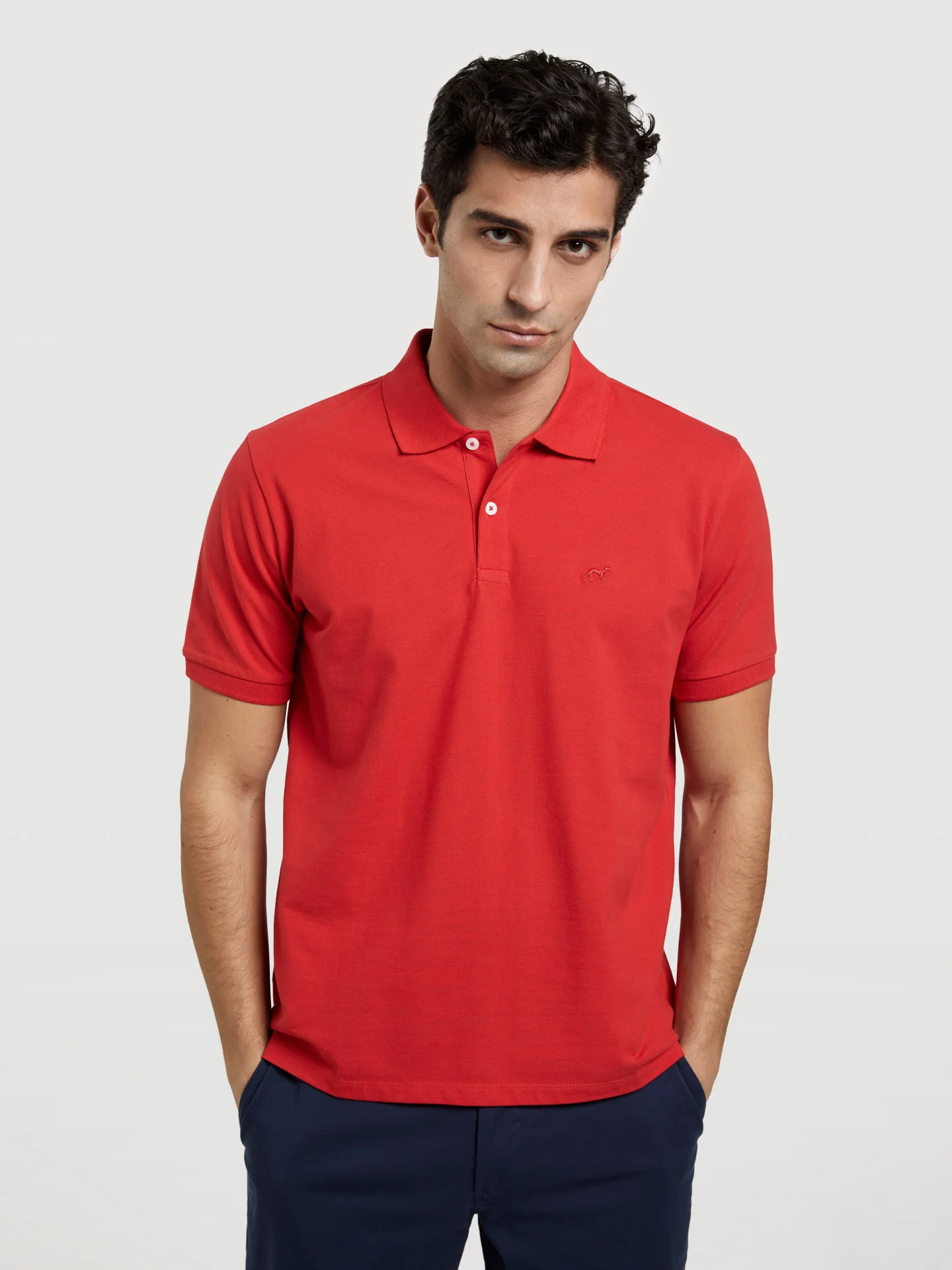 Regular Fit Basic Polo Piqué Shirt - Image 25