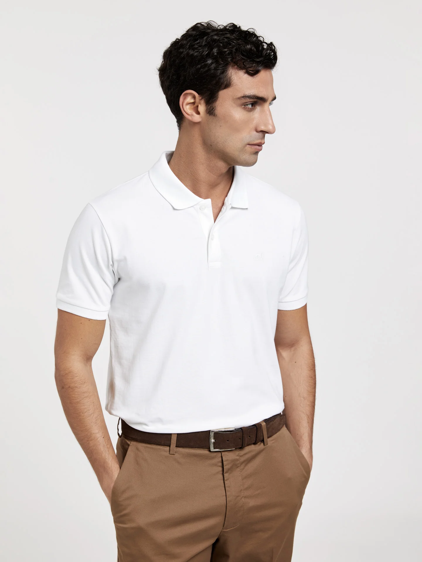 Regular Fit Basic Polo Piqué Shirt - Image 29