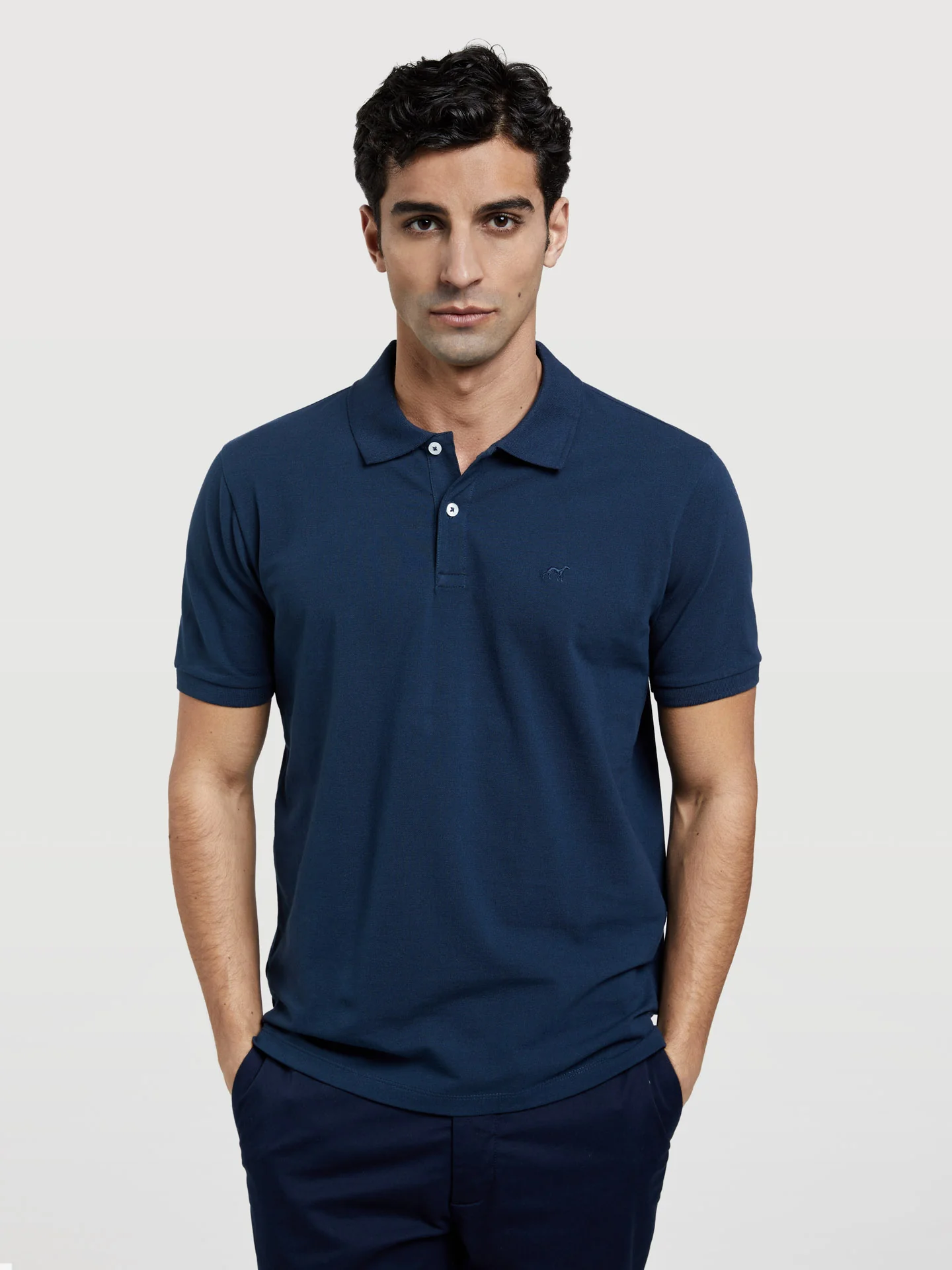 Regular Fit Basic Polo Piqué Shirt - Image 4