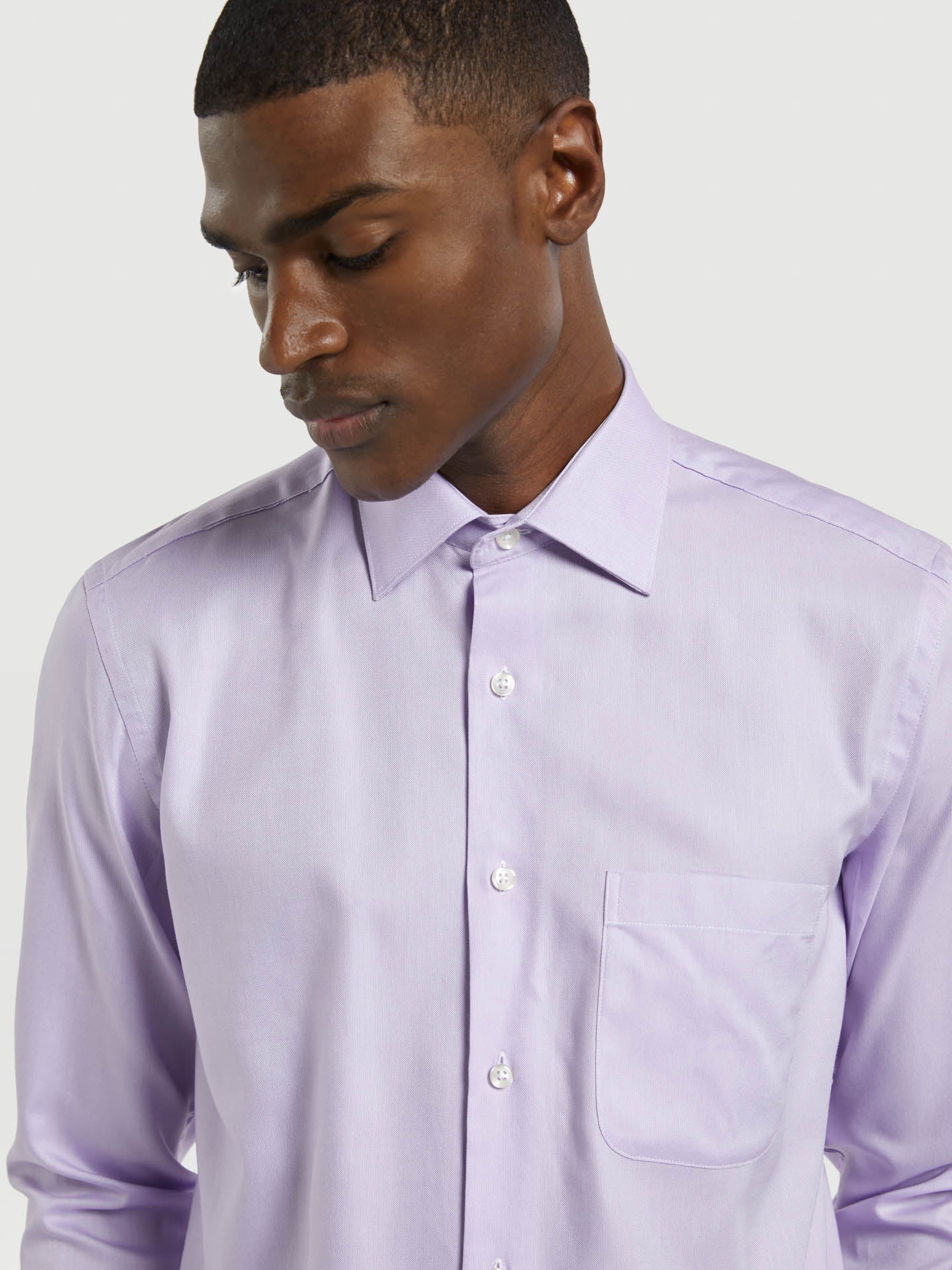 Regular fit business plain oxford formal shirt - Image 10