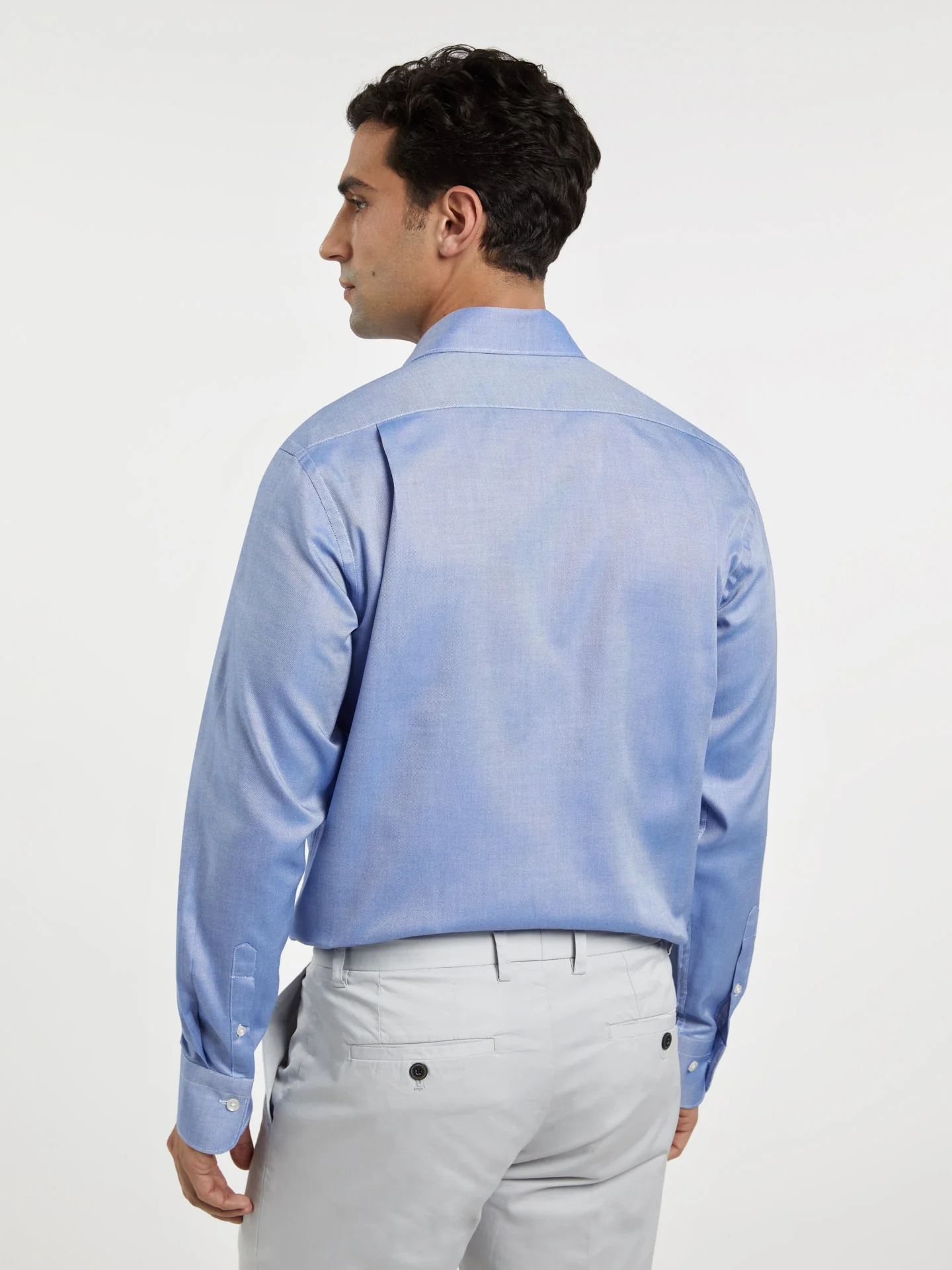 Regular fit business plain oxford formal shirt - Image 3