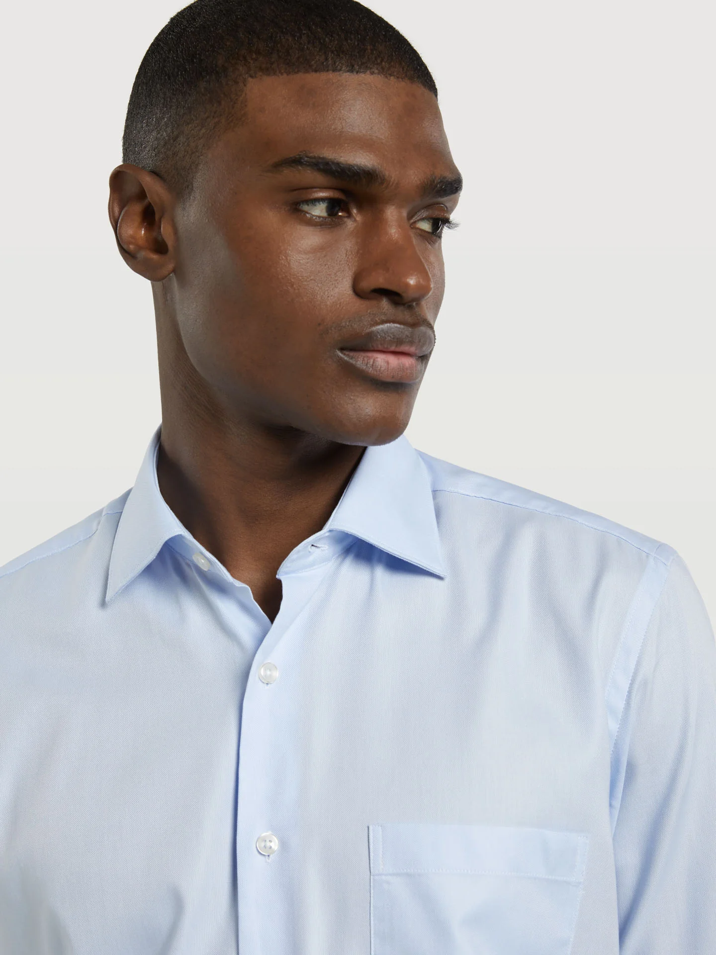Regular fit business plain oxford formal shirt - Image 4