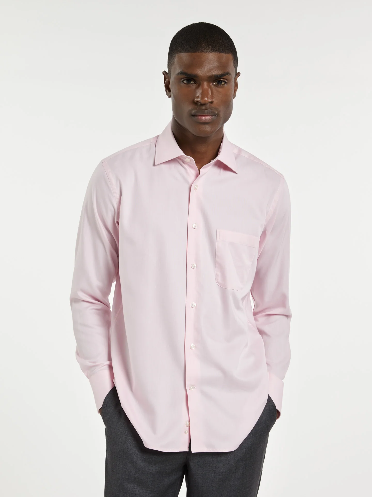 Regular fit business plain oxford formal shirt - Image 8