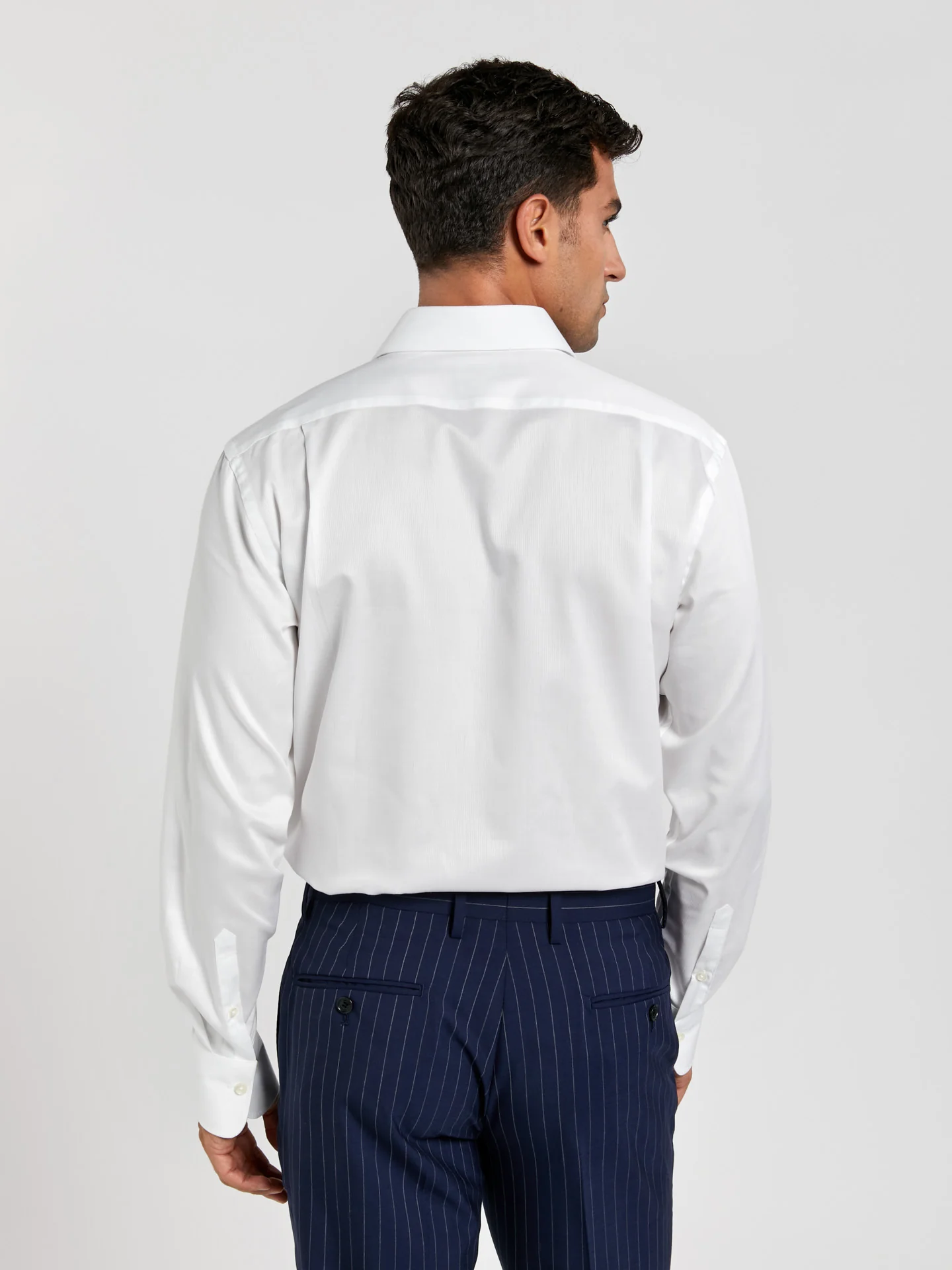 Regular fit business plain structure formal shirt - Image 3