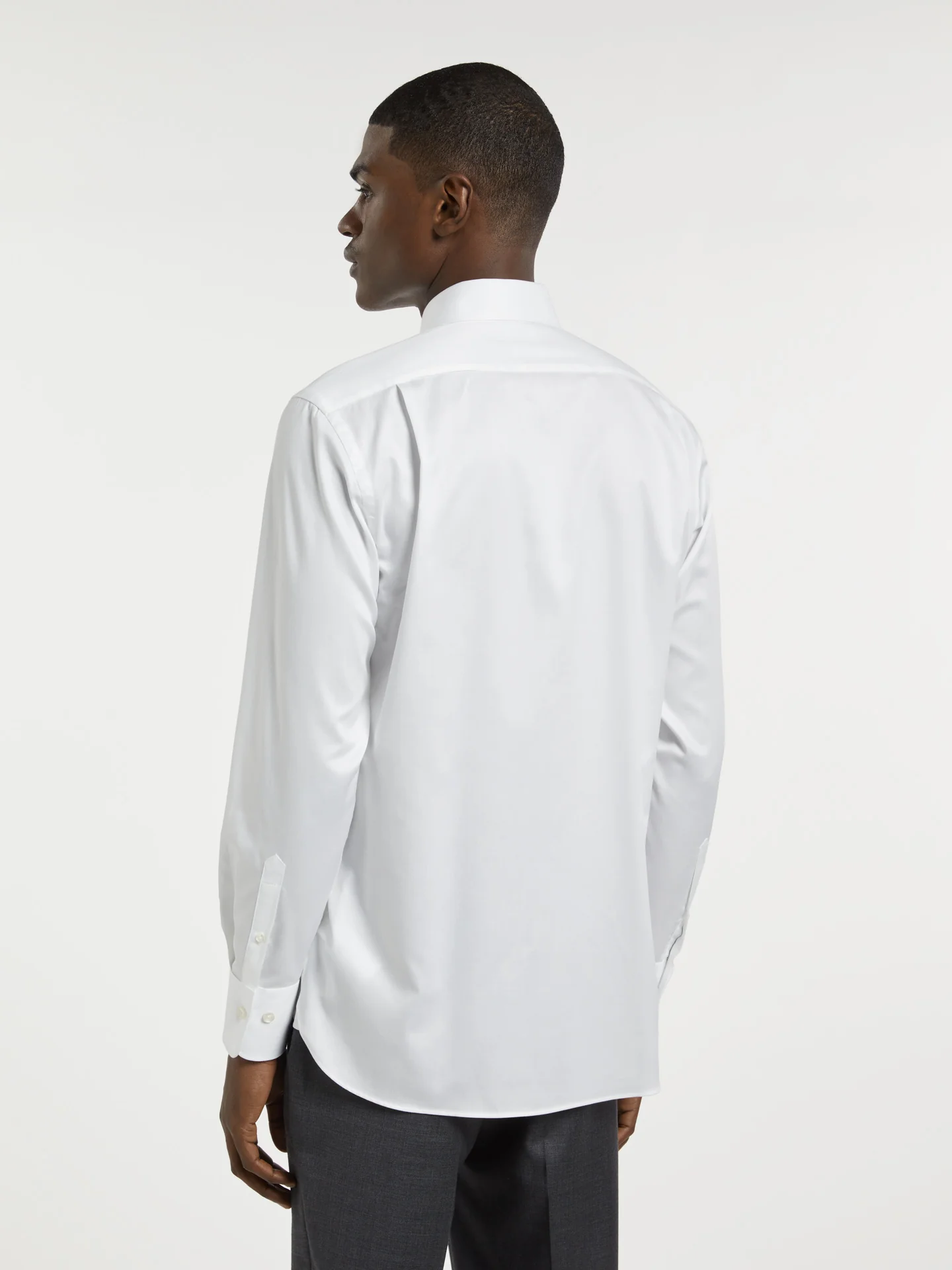 Regular fit business plain twill formal shirt - Image 10