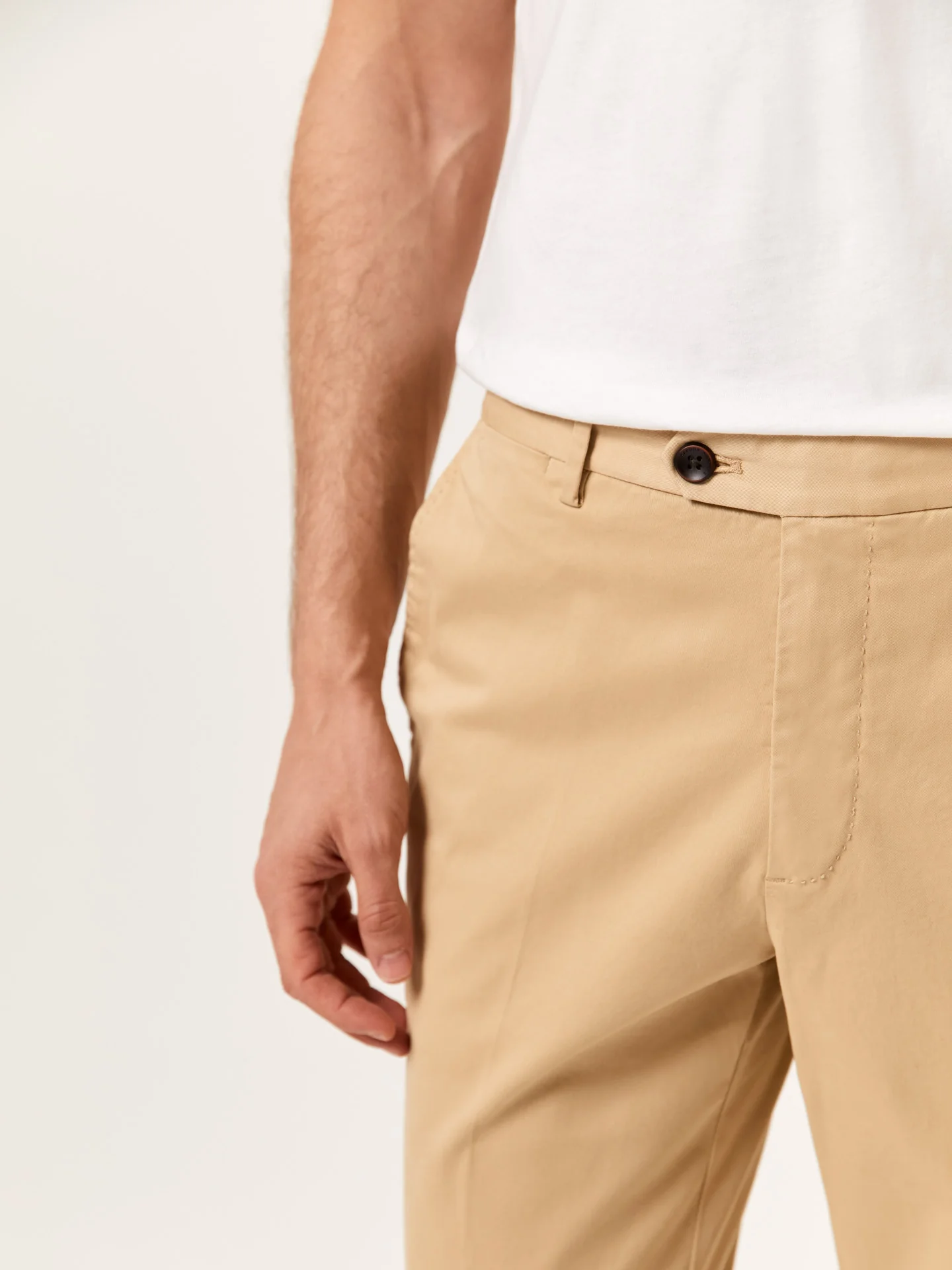 Regular Fit Casual Trousers in Comfort Cotton - Image 3