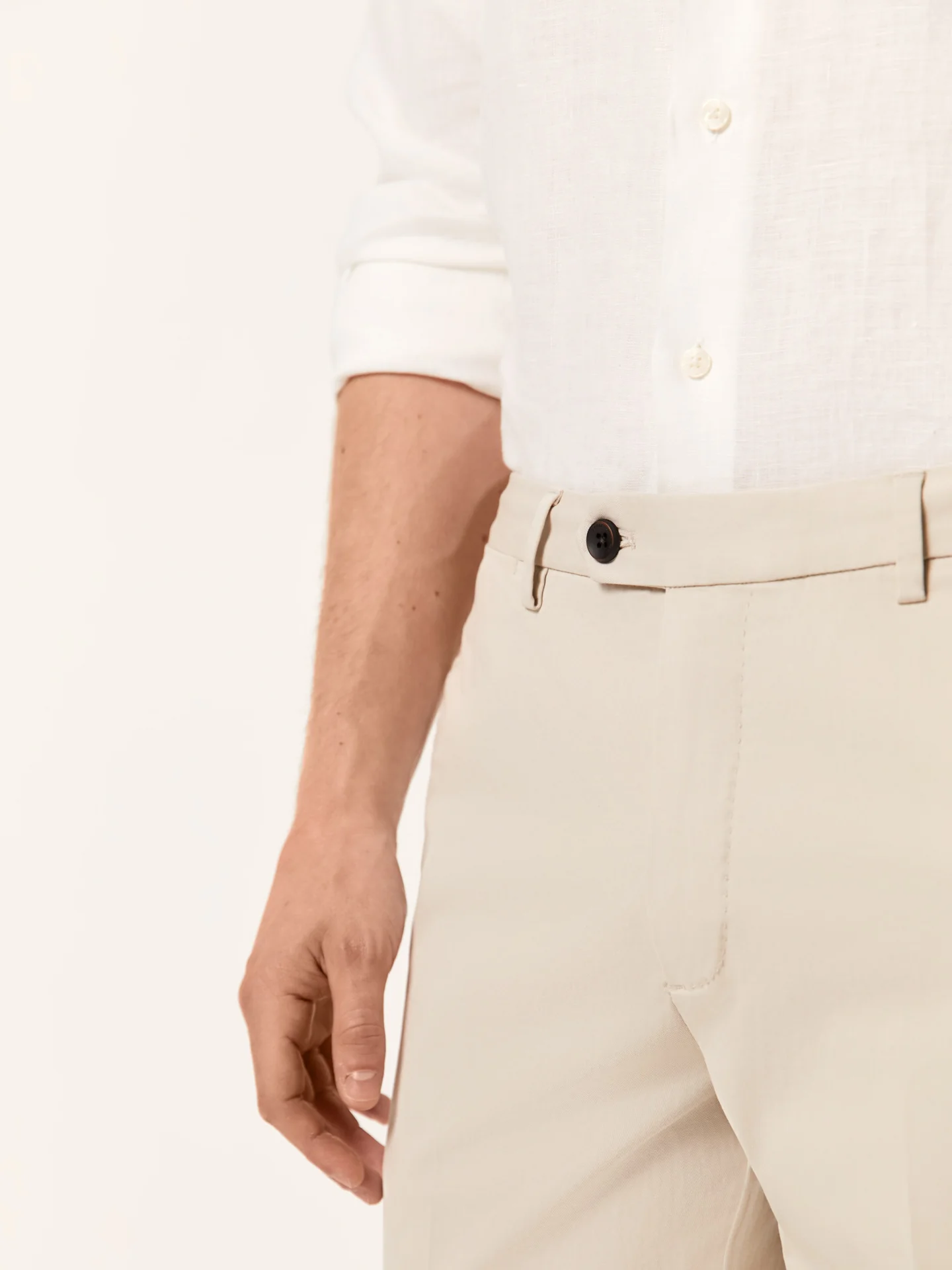 Regular Fit Casual Trousers in Comfort Cotton - Image 4