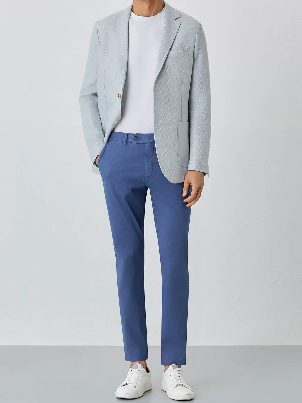 Regular Fit Chino Trousers With Clock Pocket - Image 21