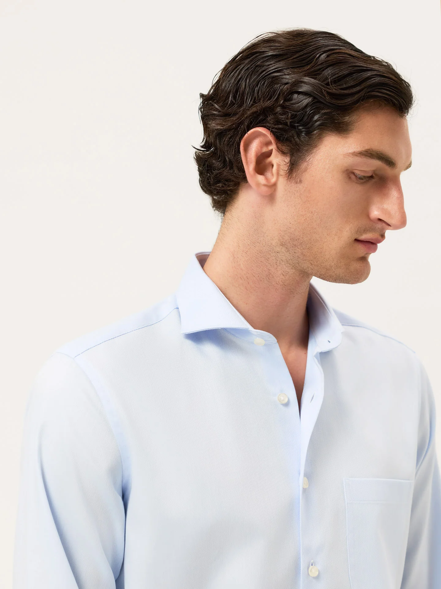 Regular Fit Classic Cotton Shirt With Dublin Collar