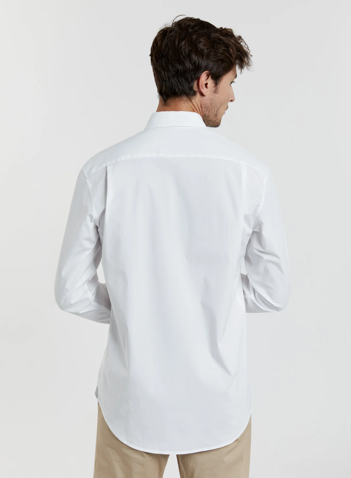 Regular fit comfort poplin garment dye shirt - Image 27