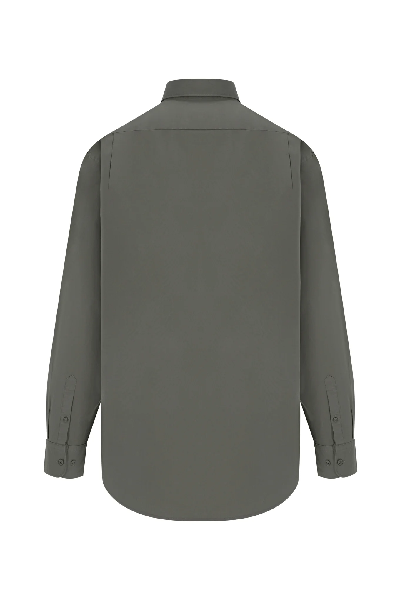 Regular fit comfort poplin garment dye shirt - Image 5