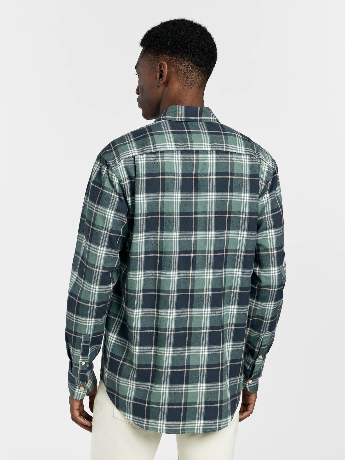 Regular fit flannel shirt - Image 3